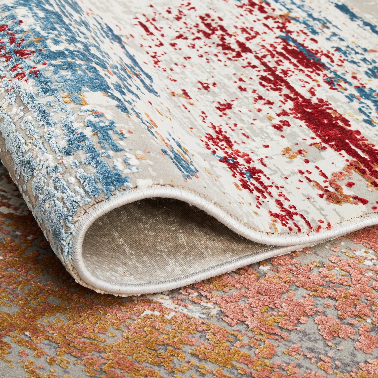 9 Common Ground Rugs Glimmers 109 330x240cm - Extra Large Bamboo Silk Floor Rug - Multi, 9 of 9