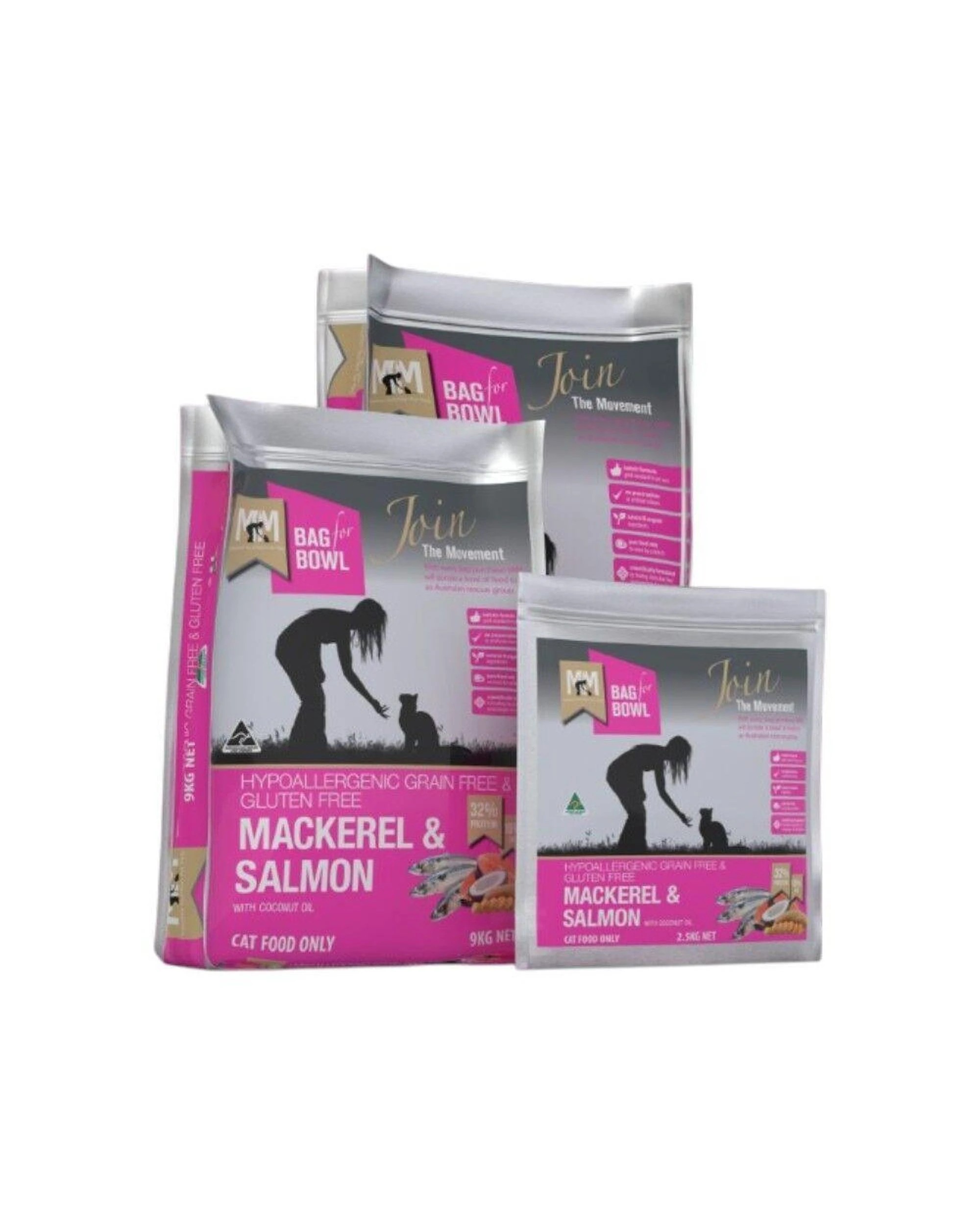 4 MFM All Breed Cats Grain Free Mackerel & Salmon Cat Food 20kg, 4 of 6