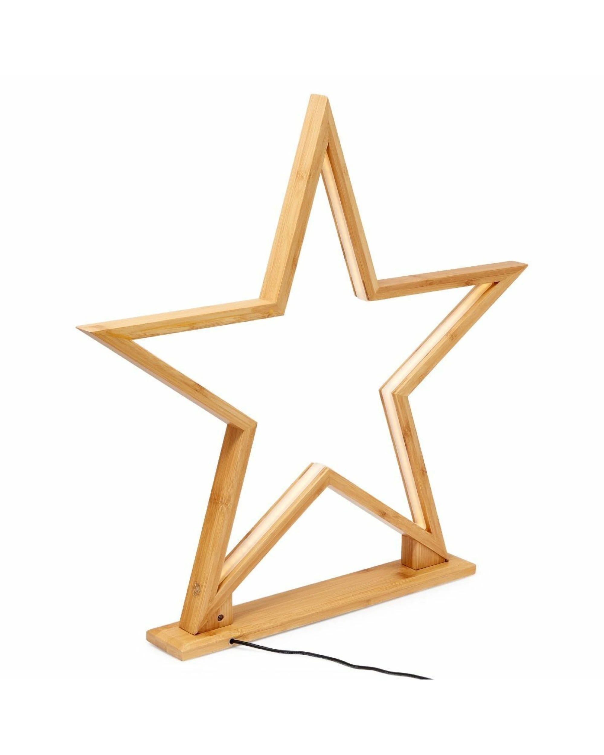 3 BR Home Bamboo Star LED Table Lamp - Modern Design, 52cm Height, 3 of 6