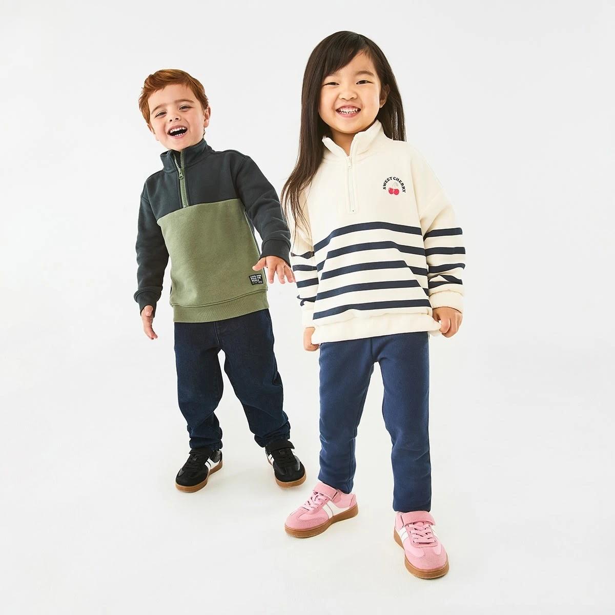 10 Quarter Zip Fleece Sweatshirt Stripe, 10 of 10