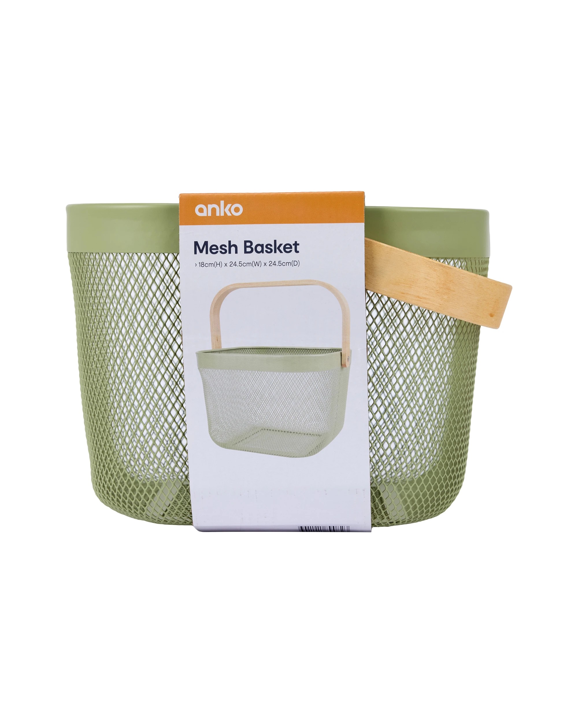5 Mesh Basket - Green, 5 of 5