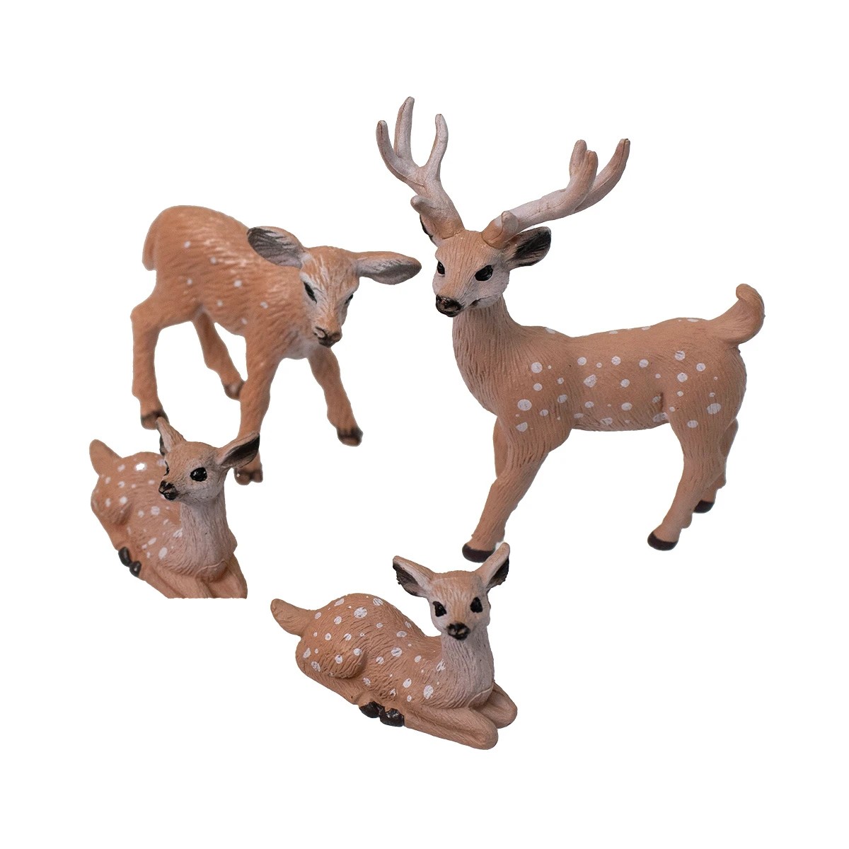 3 4 Pack Christmas Craft Resin Miniatures, 3 of 6
