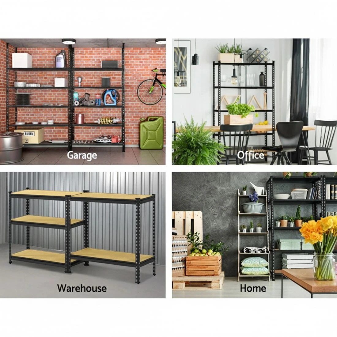 4 Giantz 5x1.5M Garage Shelving Warehouse Rack Pallet Racking Storage Shelve - Multi, 4 of 4