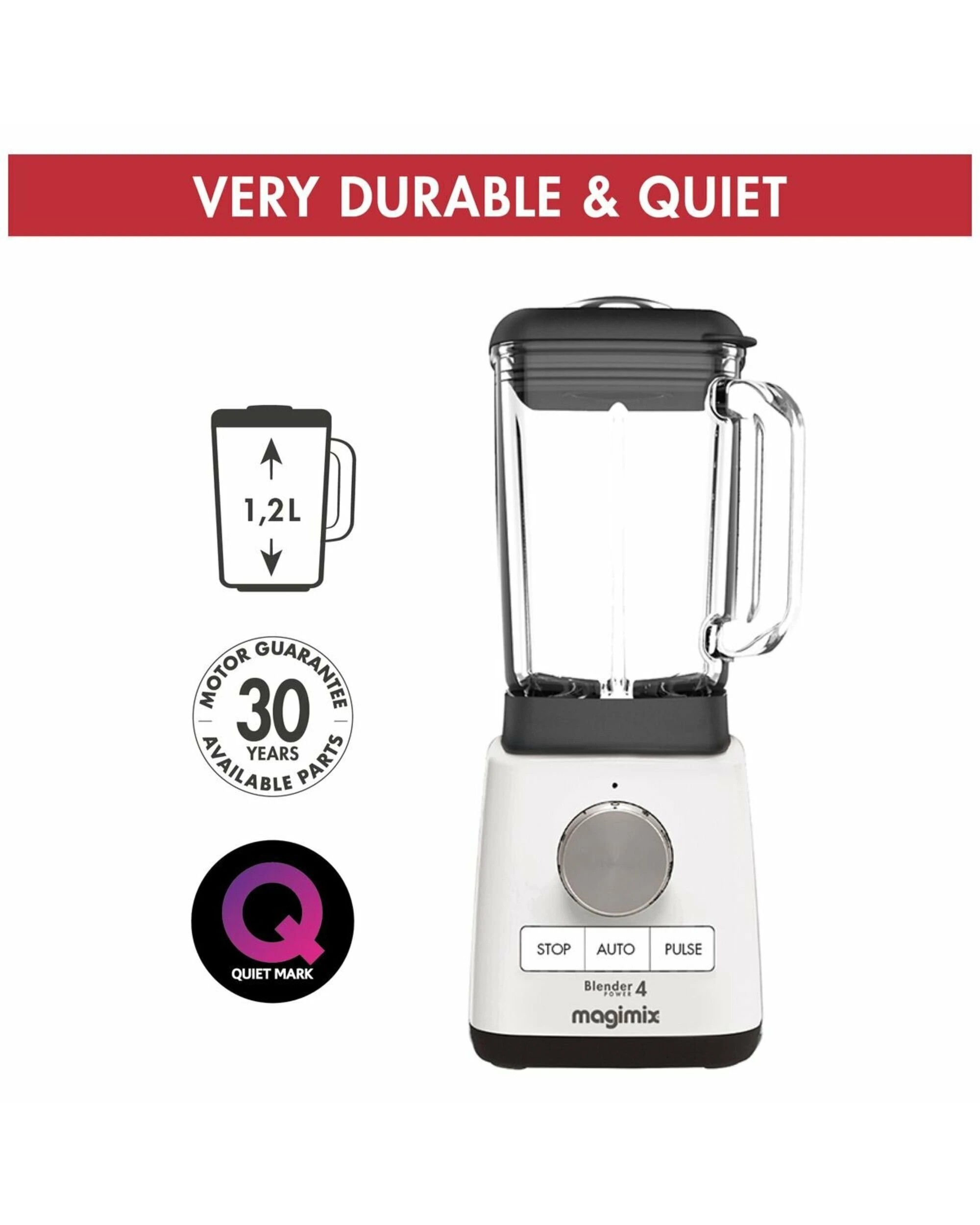 2 Magimix Power Blender 4 White, 2 of 5