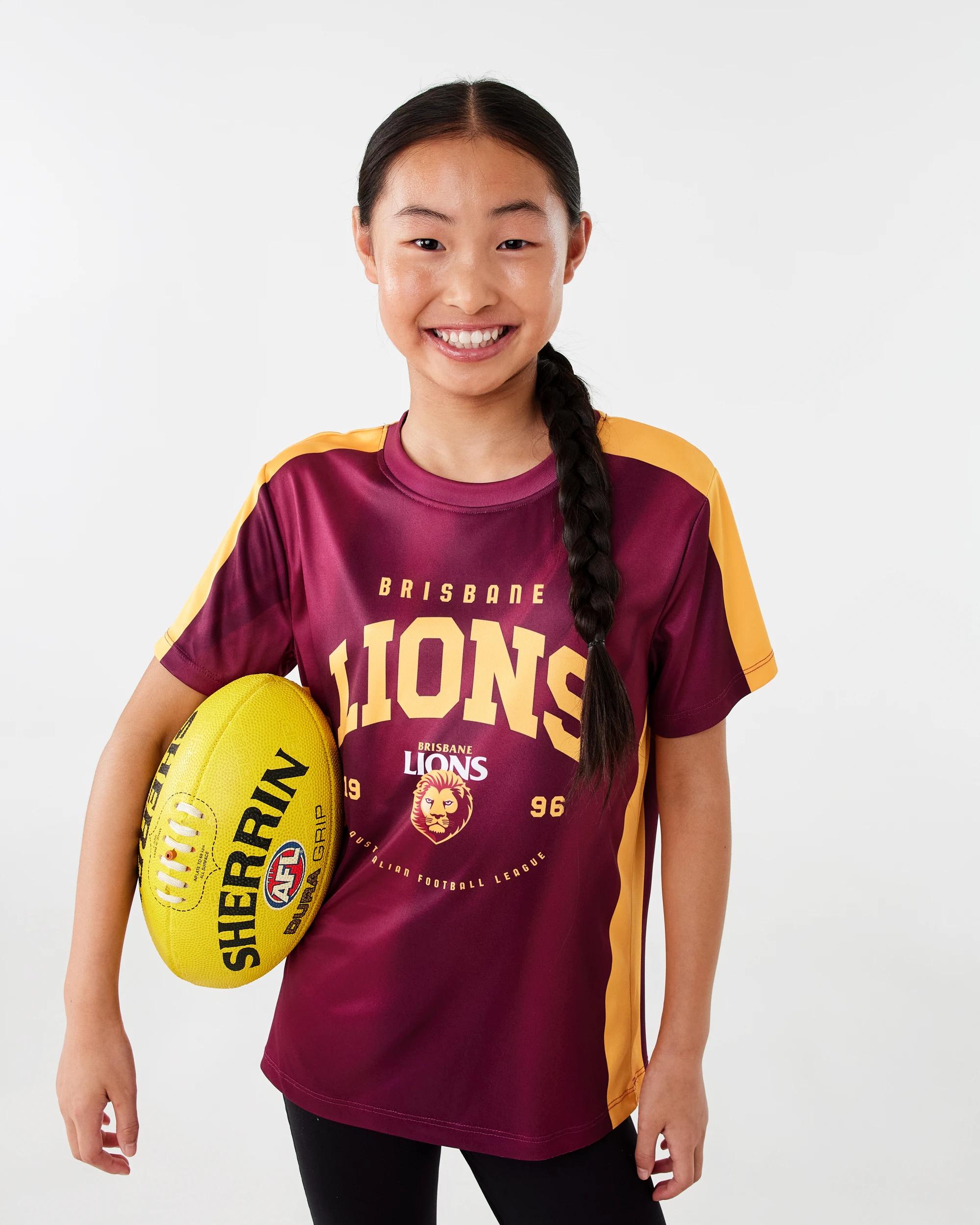 8 Official AFL Youth Training T-shirt Brisbane, 8 of 8