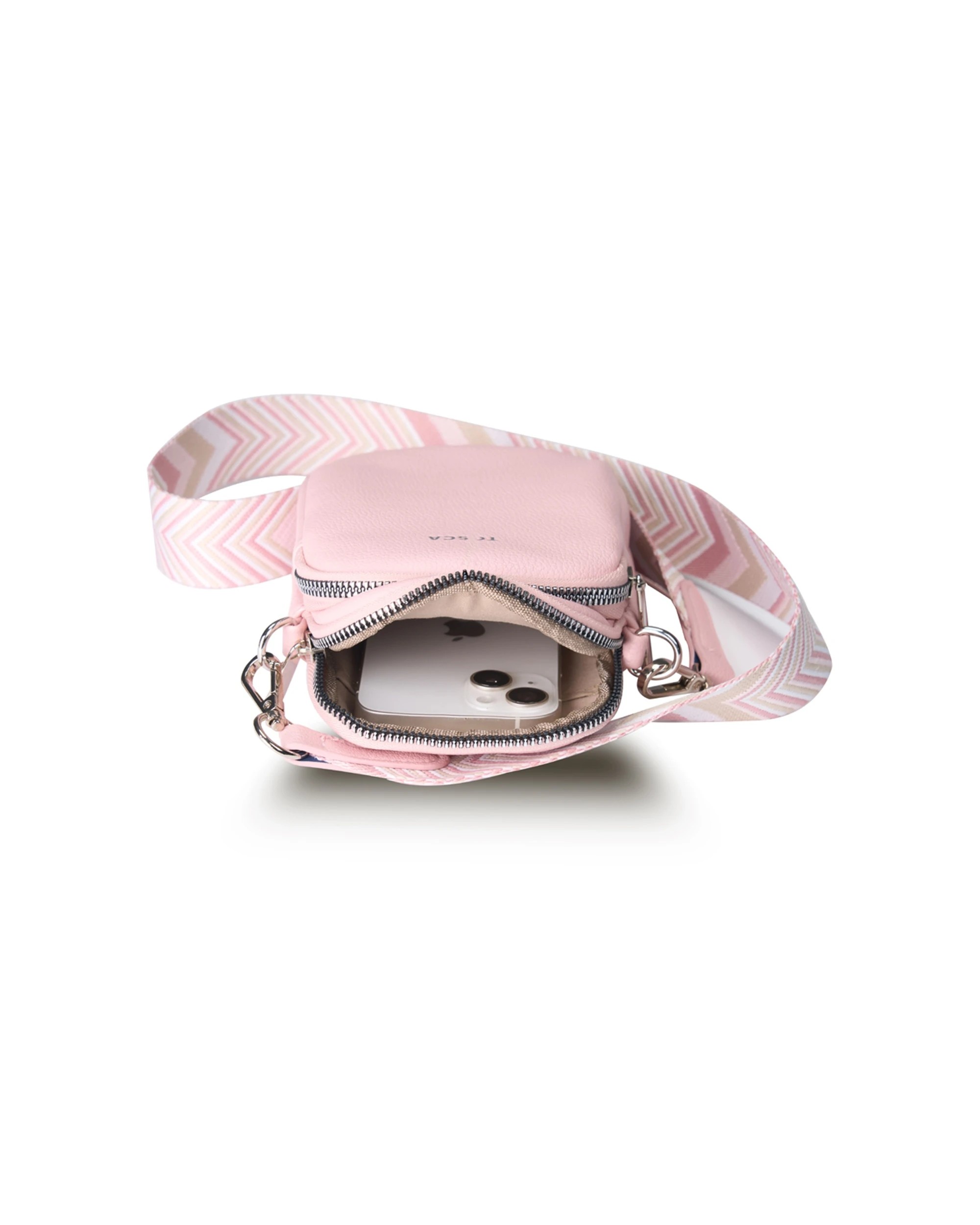 3 Tosca Crossbody Mini Utility Phone Bag - Pink, 3 of 3
