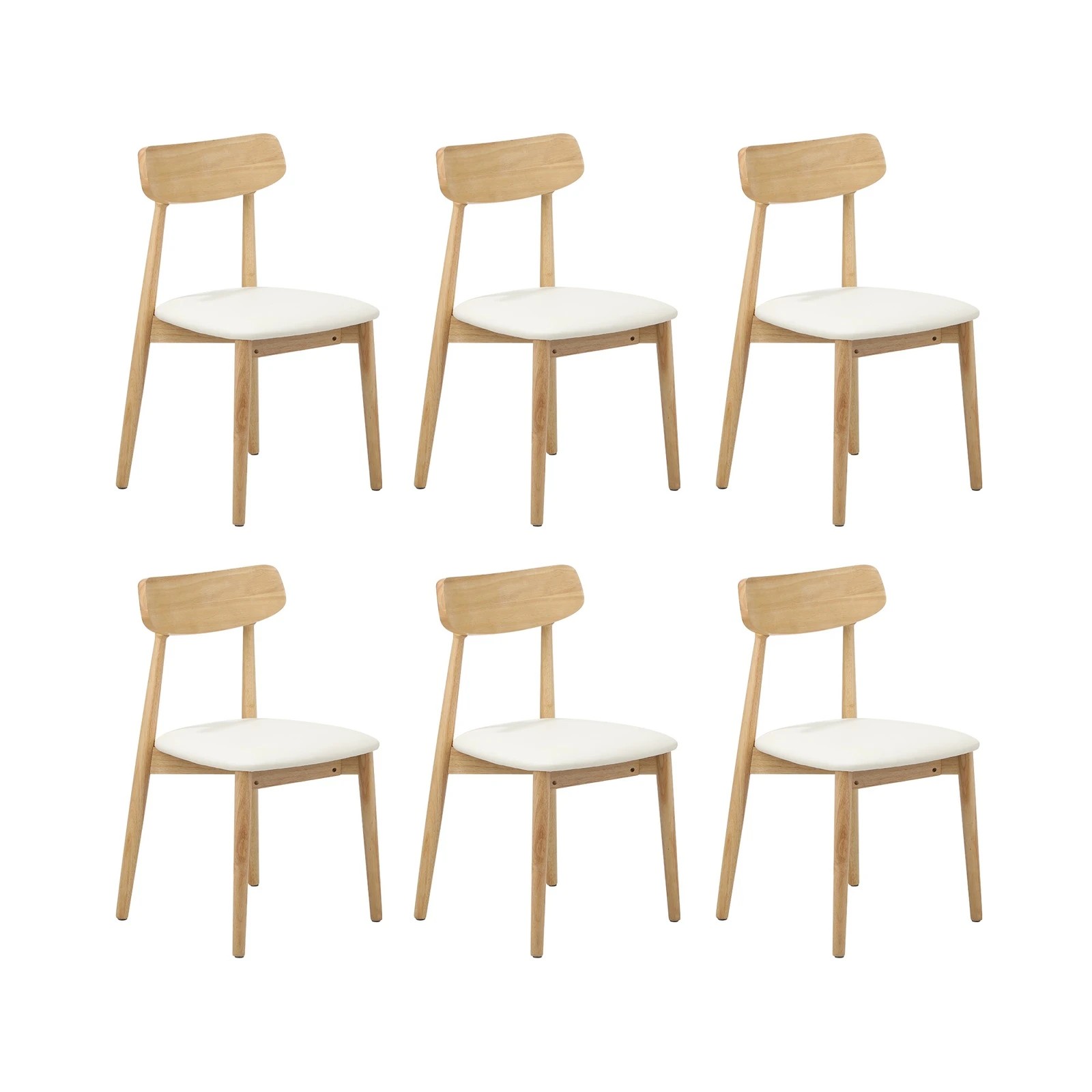 10 Oikiture 200cm Extendable Dining Table With 6x Dining Chairs Pu Leather
 - Multi, 10 of 10