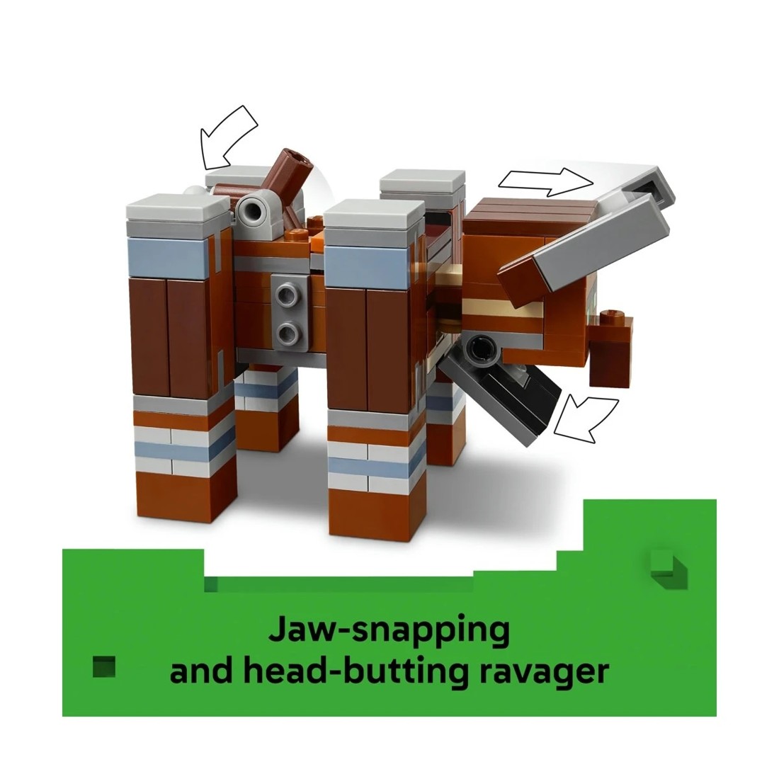 4 LEGO Minecraft The Pillager Outpost and Ravager 21278, 4 of 10