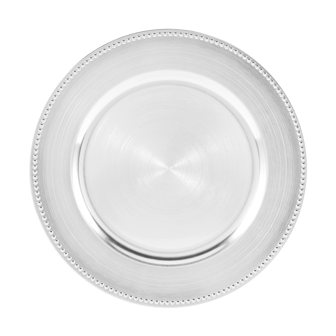 3 Silver Look Charger Plate, 3 of 3