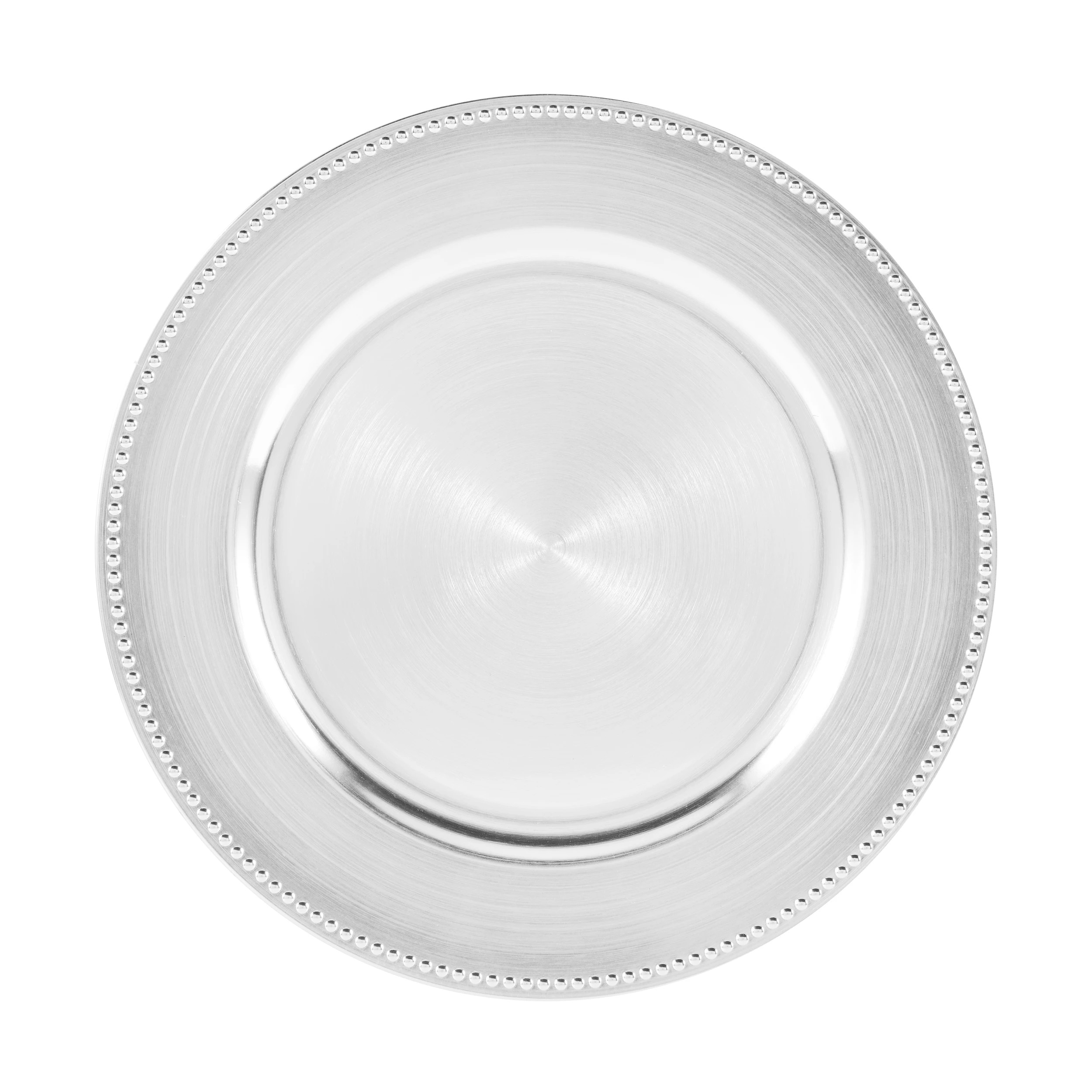 3 Silver Look Charger Plate, 3 of 3