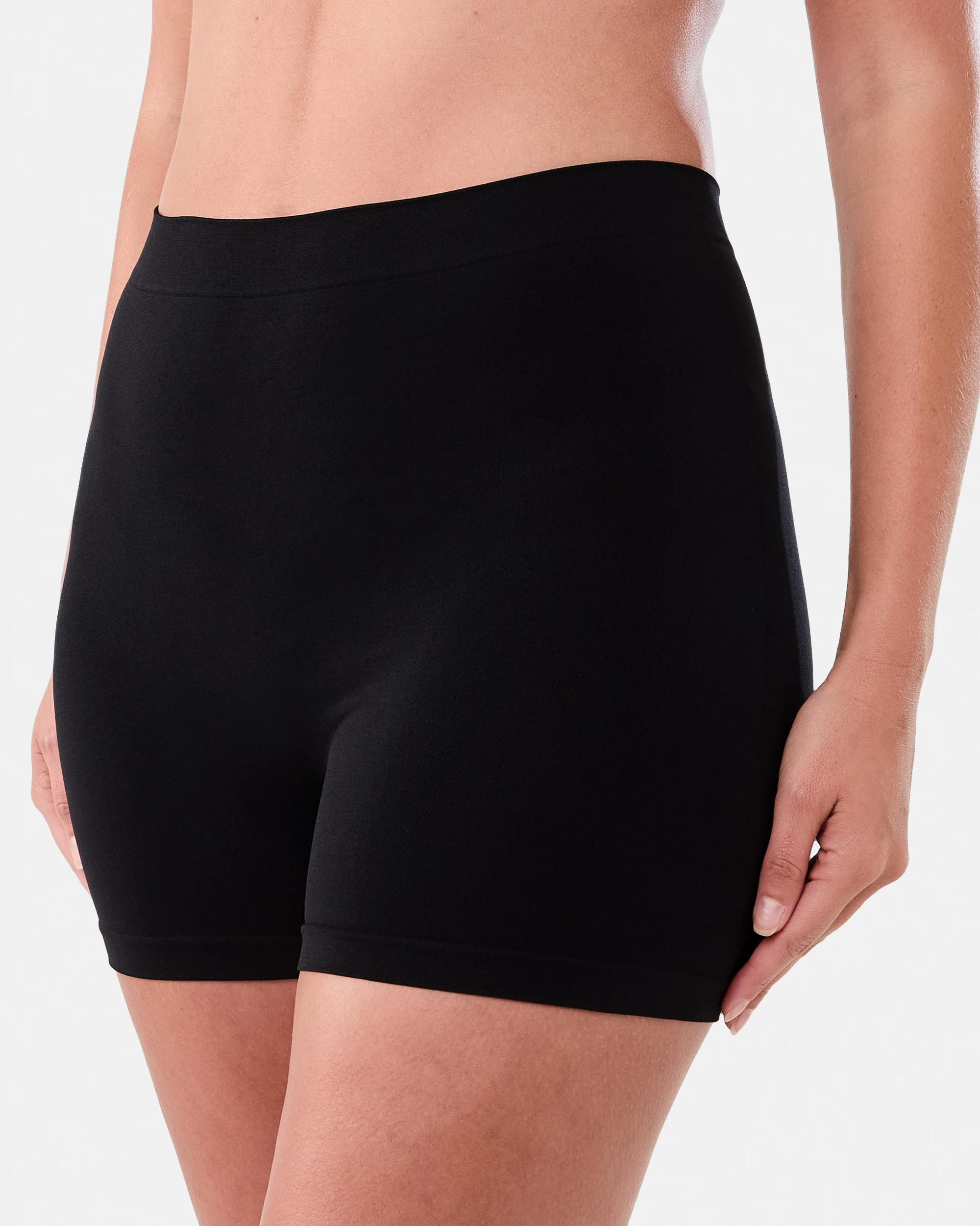 3 3 Pack Seamfree Boyshorts Blk Lf Blk, 3 of 5