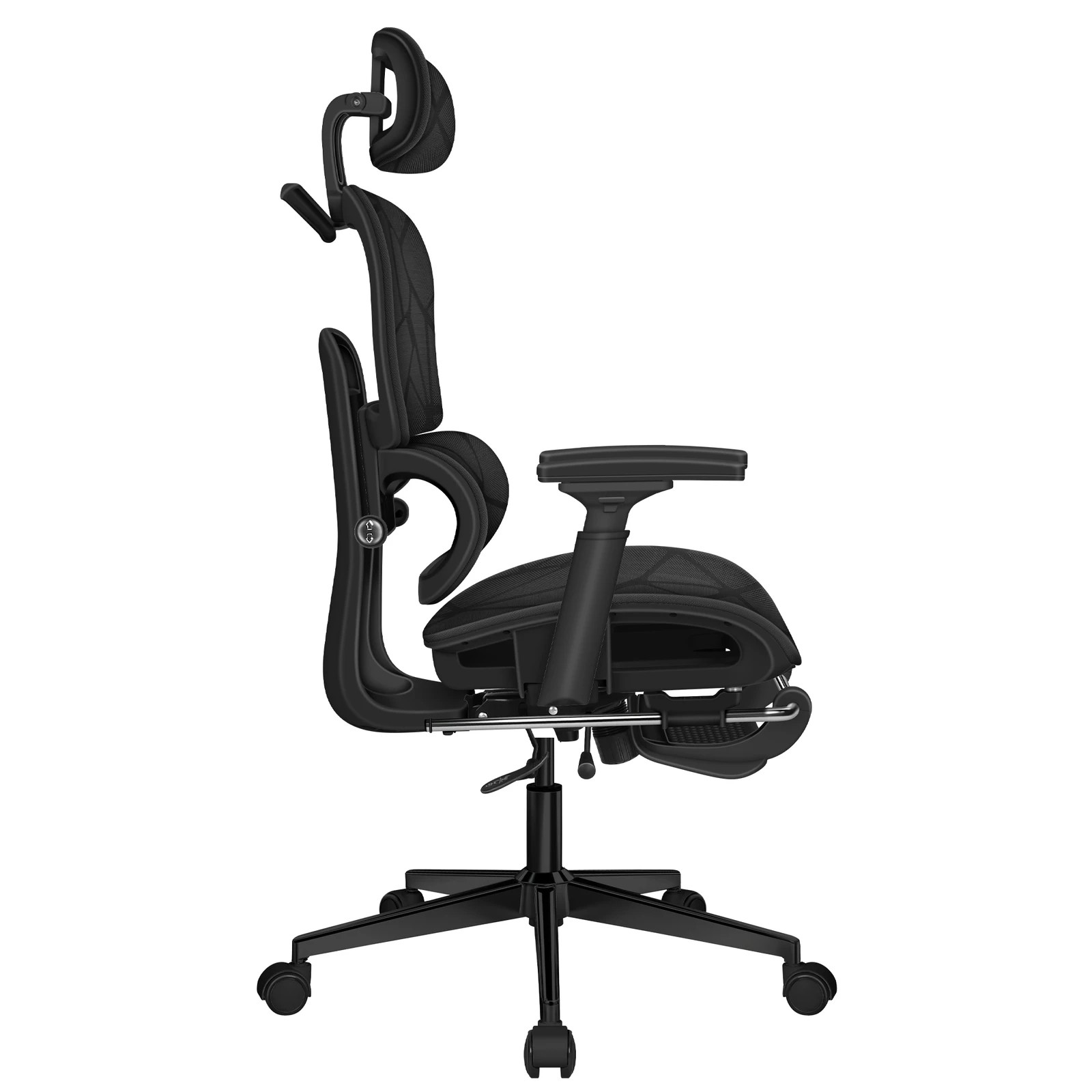 8 Alfordson Ergonomic Office Chair Mesh Executive Gaming Work Seat - Black, 8 of 10