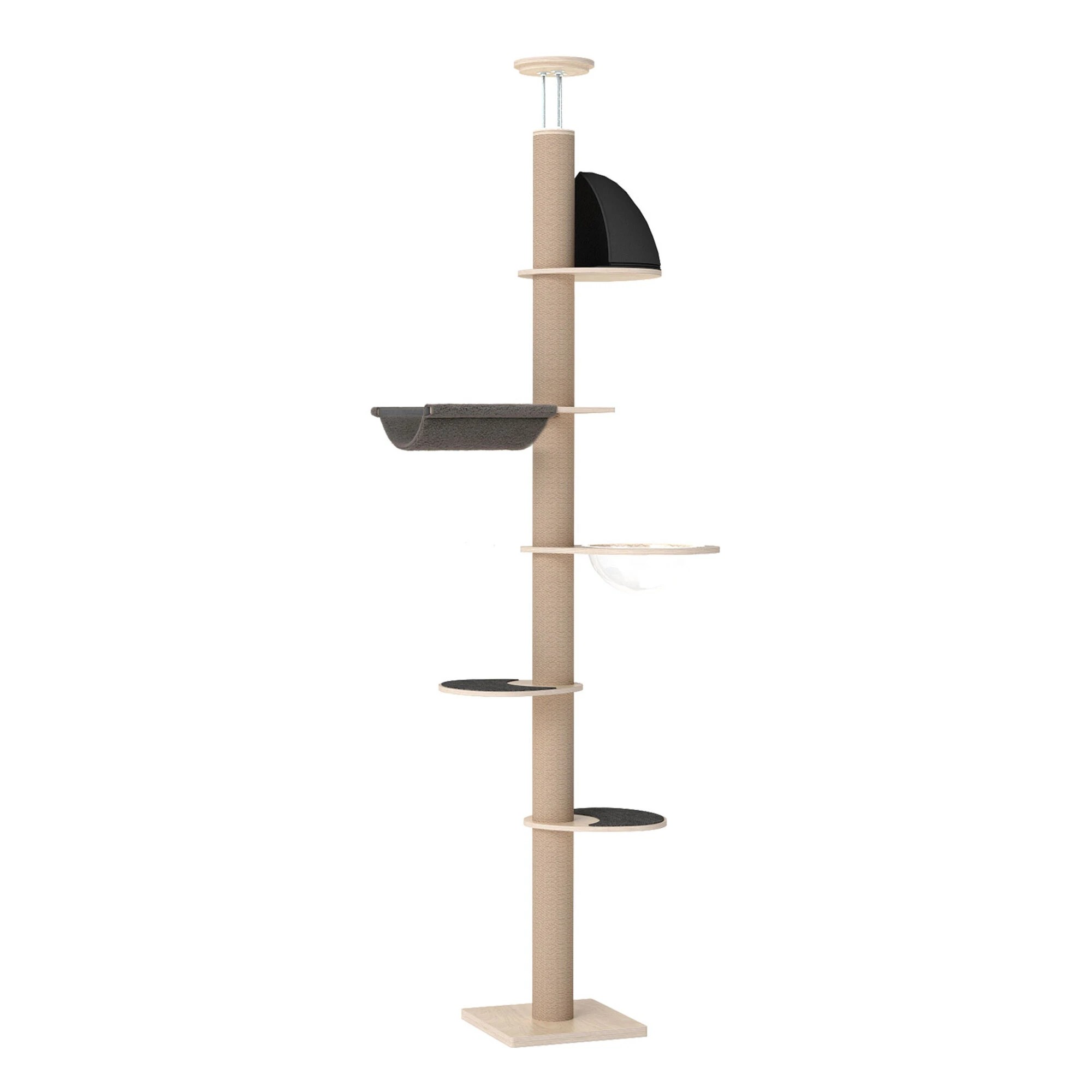 1 Pawz Cat Tree Large Scratching Post Adjustable Height, 1 of 9