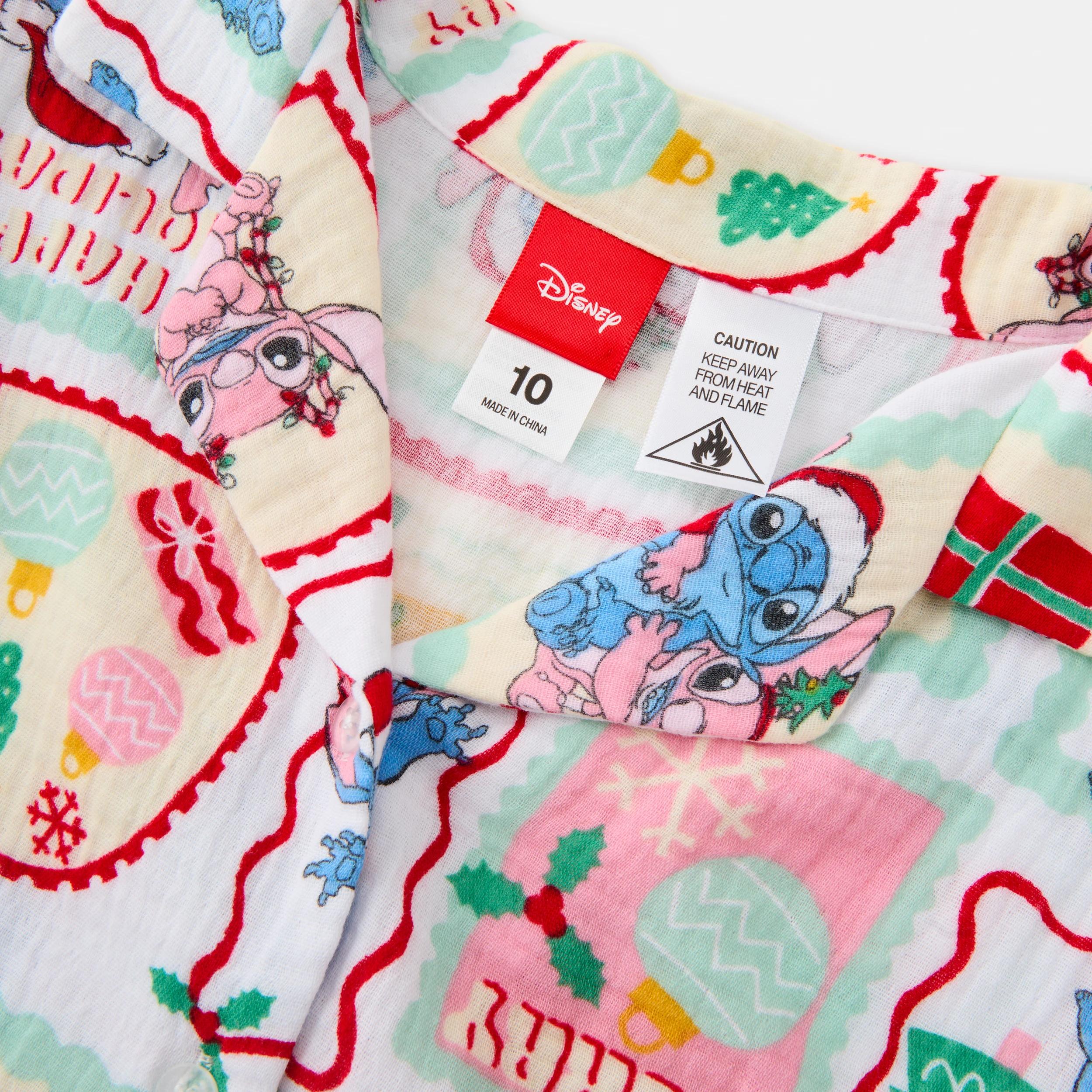 8 Stitch License Christmas Woven Family Matching Pyjama Set STITCH, 8 of 9