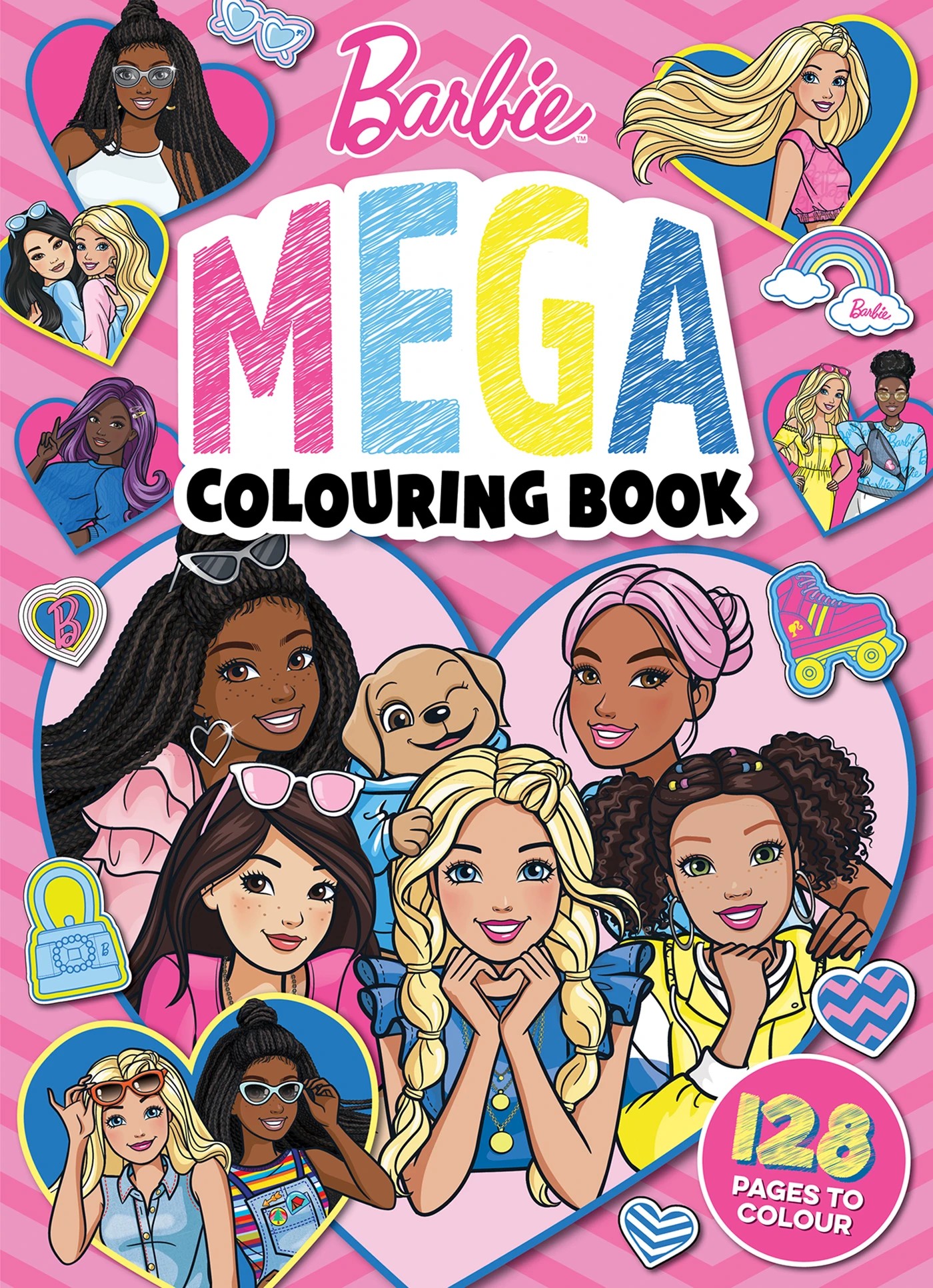 1 Barbie: Mega Colouring Book, 1 of 1