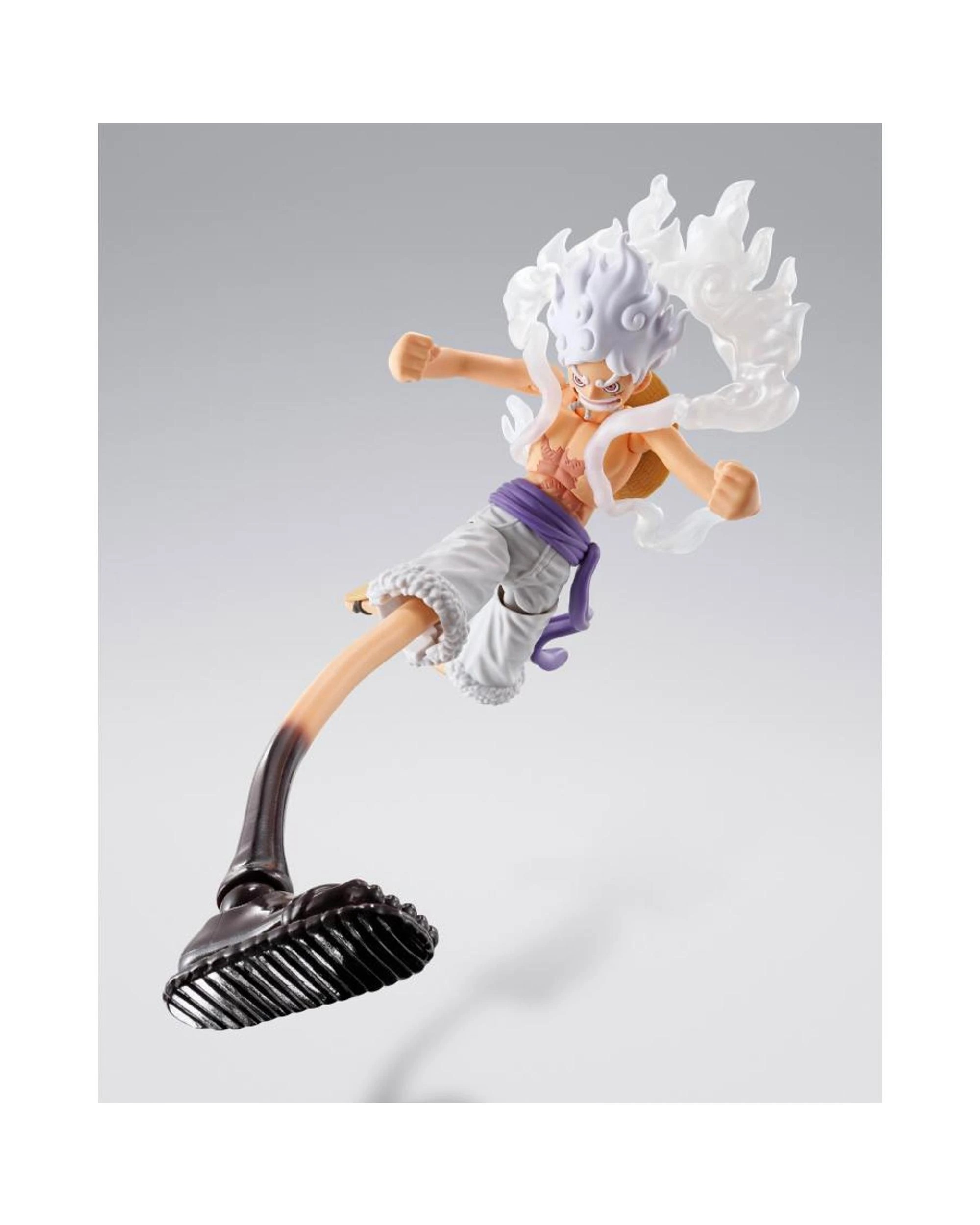 3 Tamashii Nations S.H.Figurarts One Piece Monkey D Luffy Gear 5 Future Island Egghead Figure, 3 of 9