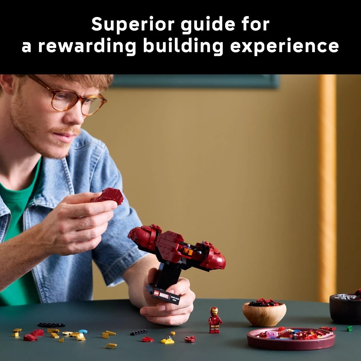 6 LEGO Marvel Iron Man MK4 Bust 76327, 6 of 10