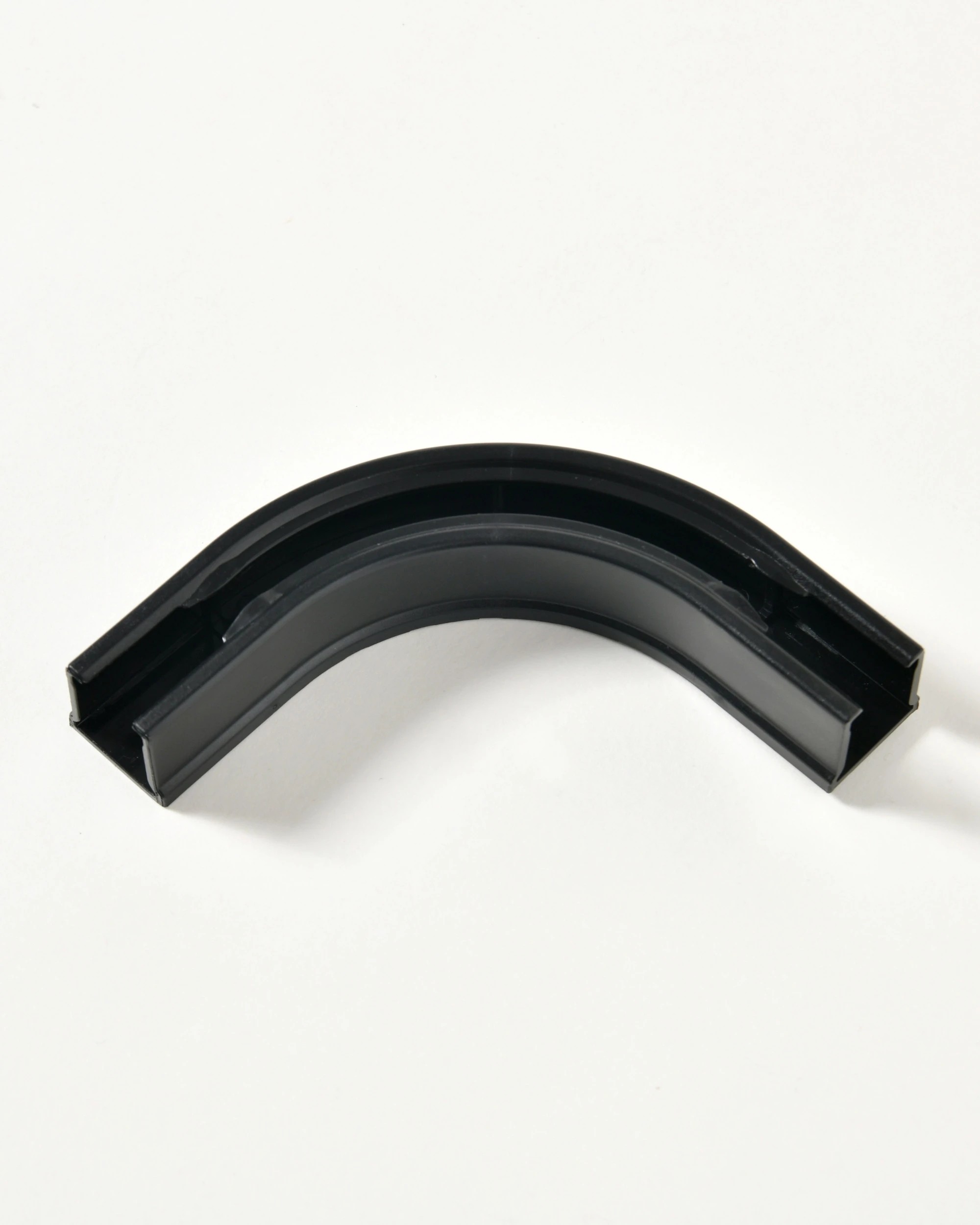 3 Cadence & Co. S-Fold Curtain Track Corner Connector - Black, 3 of 4