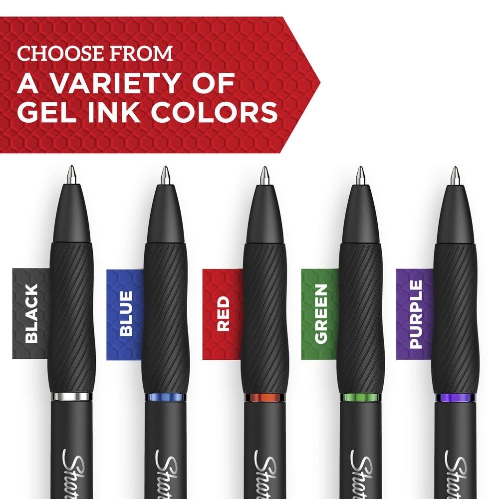 4 Sharpie S-Gel Retractable Pens 0.7mm Assorted 8 Pack, 4 of 10
