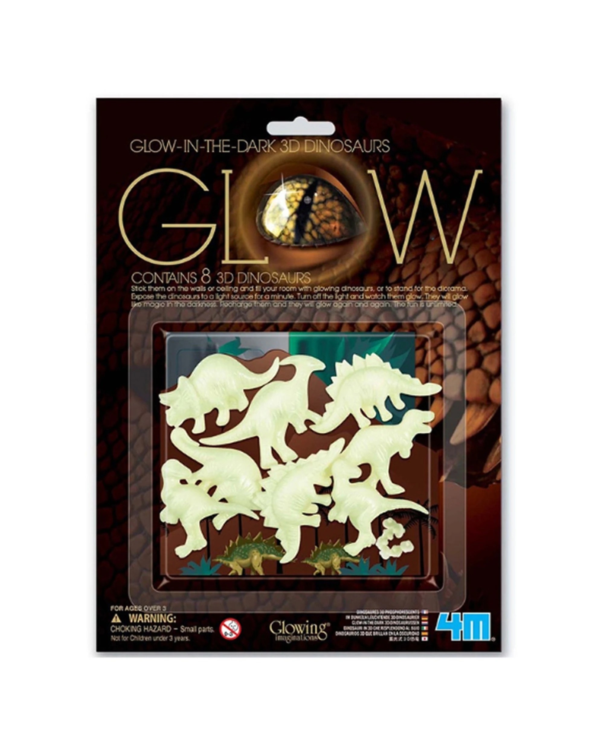 2 4M Glow Dinosaurs Bedroom Display Decor Fun Educational Kids Toy, 2 of 3