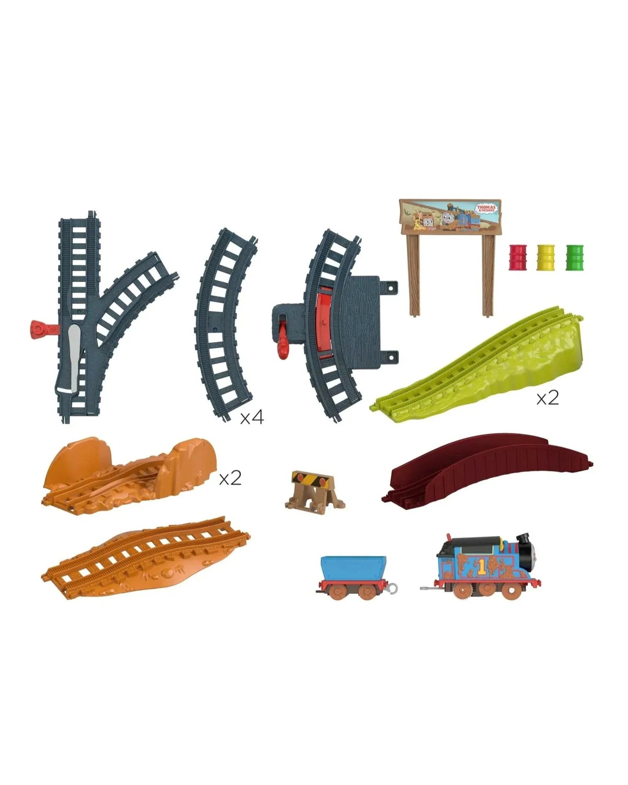 5 Fisher-Price Thomas and Friends Muddy Adventure Motorized Track Set, 5 of 5
