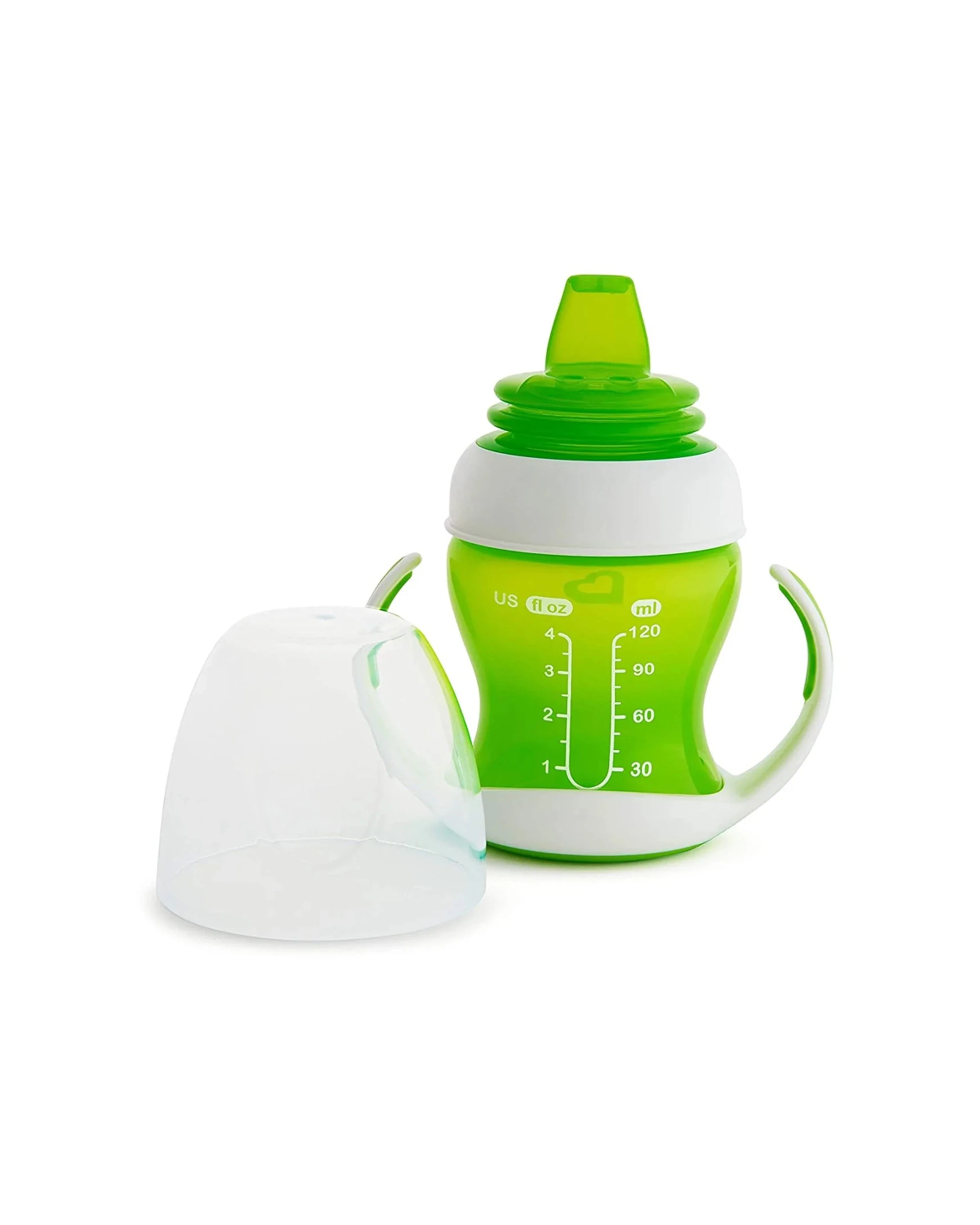 2 Munchkin Gentle Transition Cup 100ml Spill Proof Soft Spout 4 Months Baby - Assorted, 2 of 5