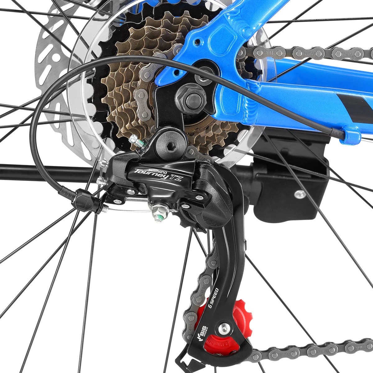 4 Progear Surge MTB Mens 26x17" Blue, 4 of 4