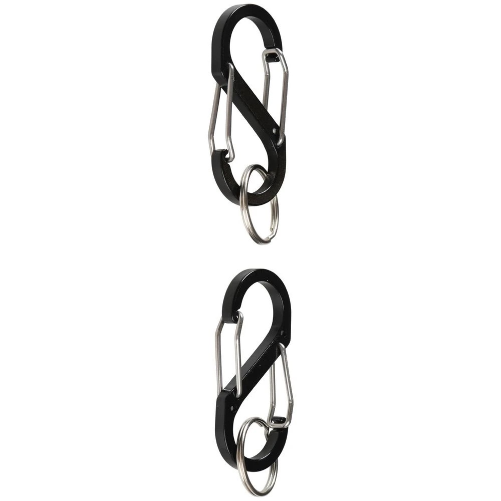 5 J.Burrows Carabiner Small 2 Pack Black, 5 of 5