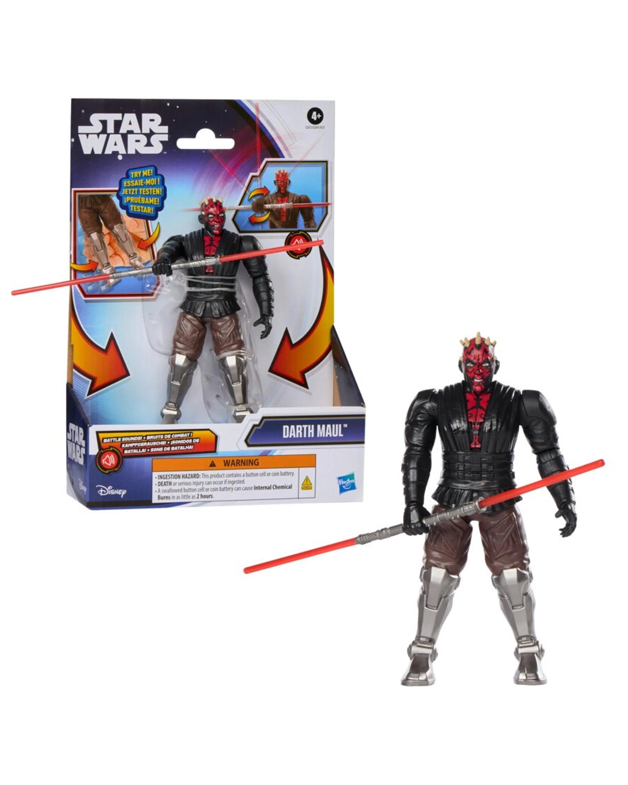 1 Star Wars Actionverse Deluxe Darth Maul Action Figure, 1 of 5