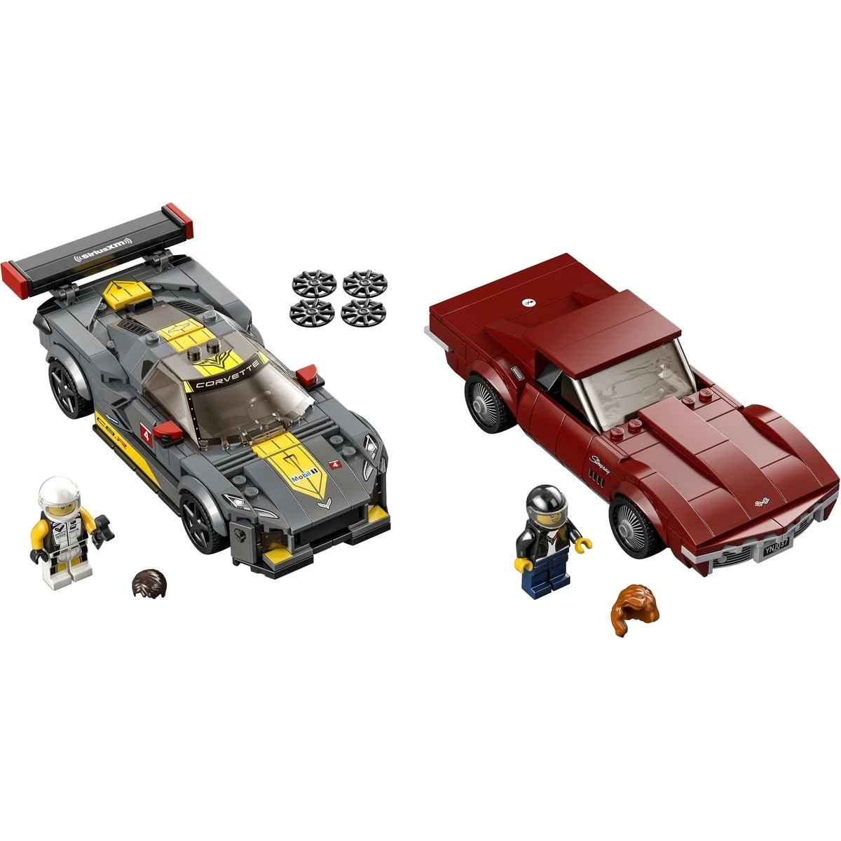 3 LEGO Speed Champions Chevrolet Corvette C8.R Race Car and 1968 Chevrolet Corvette 76903, 3 of 9