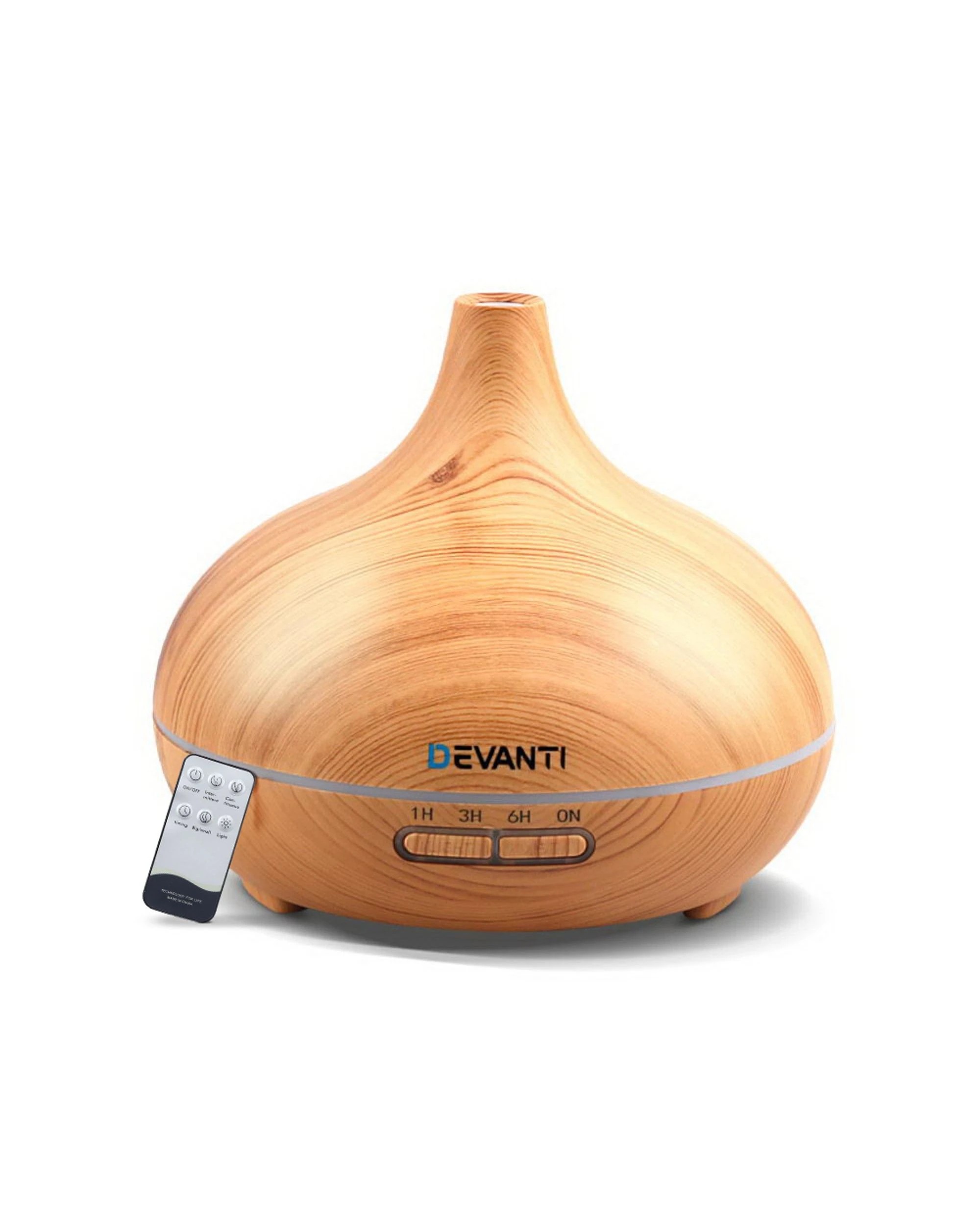 1 Devanti Aroma Diffuser Aromatherapy Humidifier 300ml
 - Brown, 1 of 5