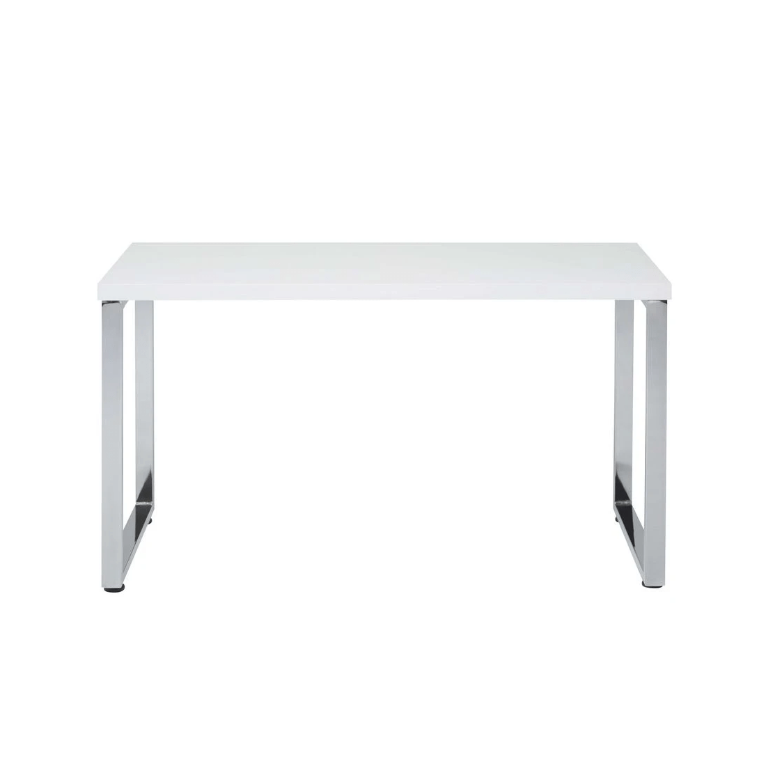 4 Contour Home Office Study 1400mm High Gloss Desk, 4 of 9