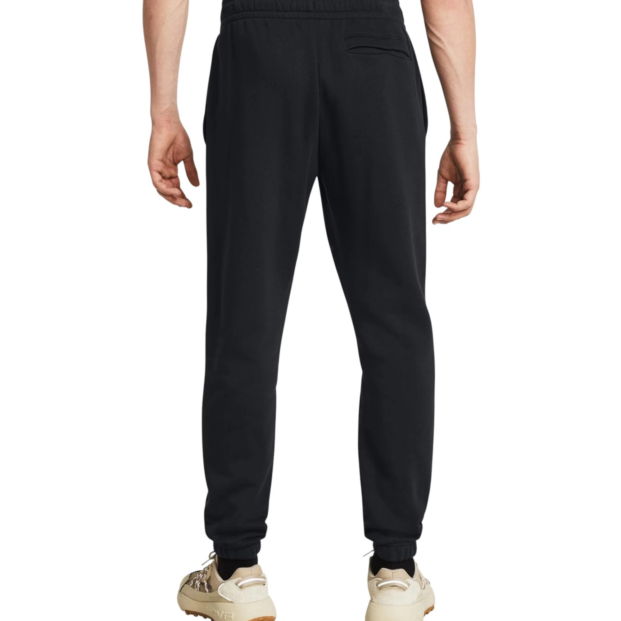 4 Under Armour Mens Fleece Pants Black Joggers Athletic Trackies BLACK, 4 of 7