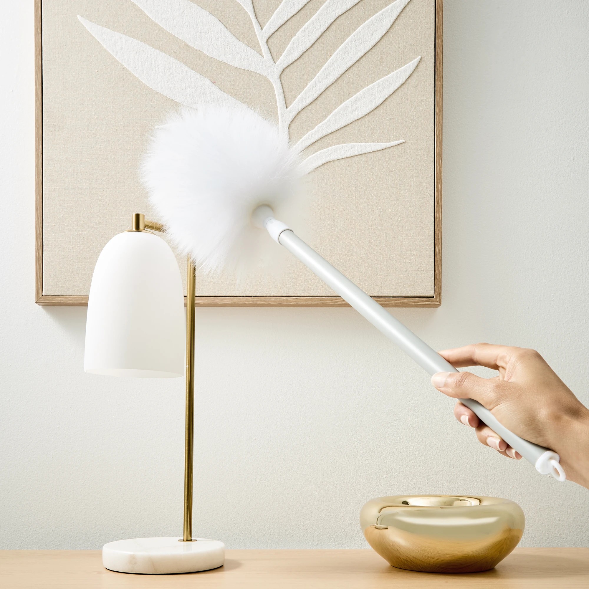 2 Extendable Wool Duster - Anko - White, 2 of 7