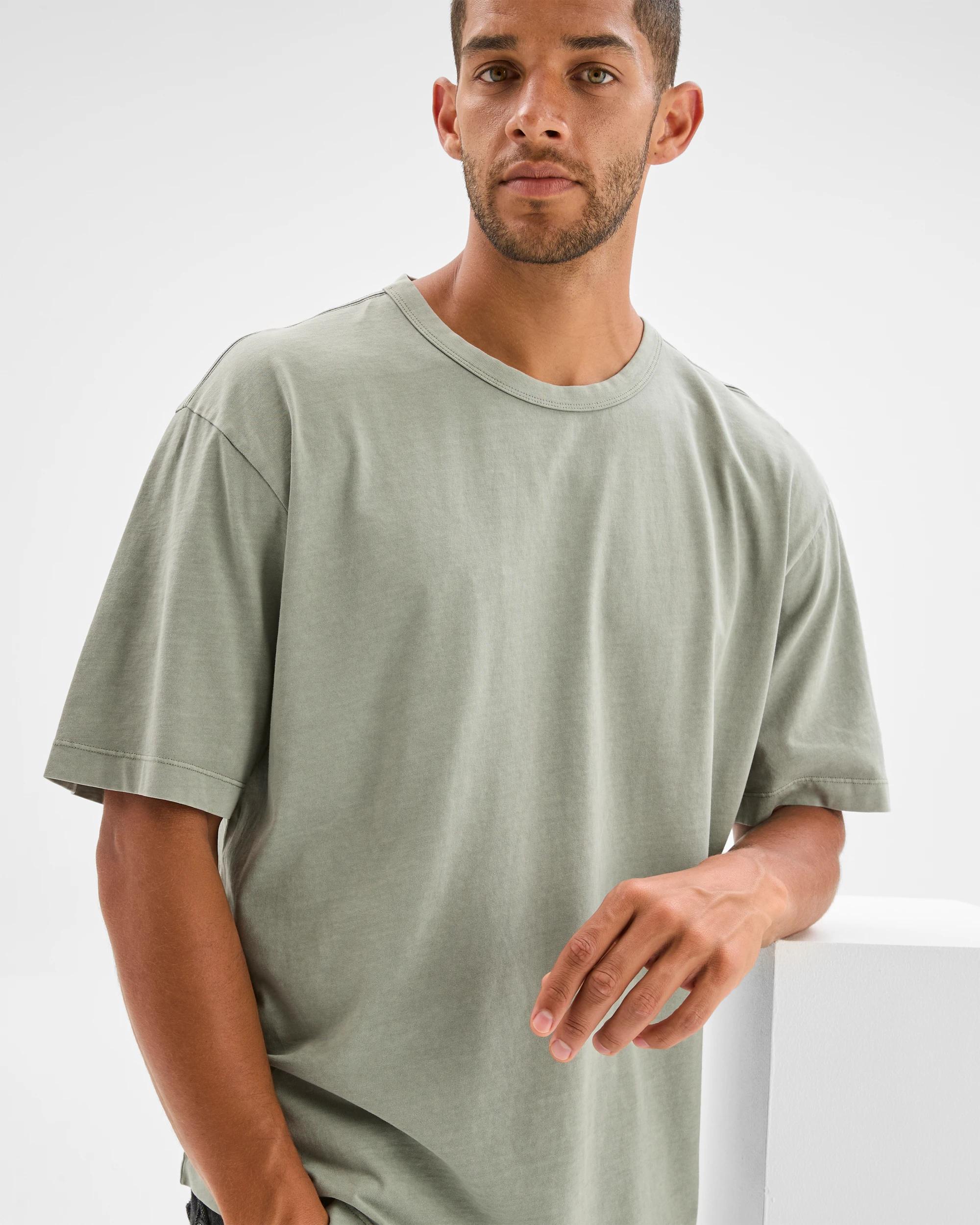 2 Target Man Australian Cotton Oversized T-Shirt PUTTY, 2 of 6