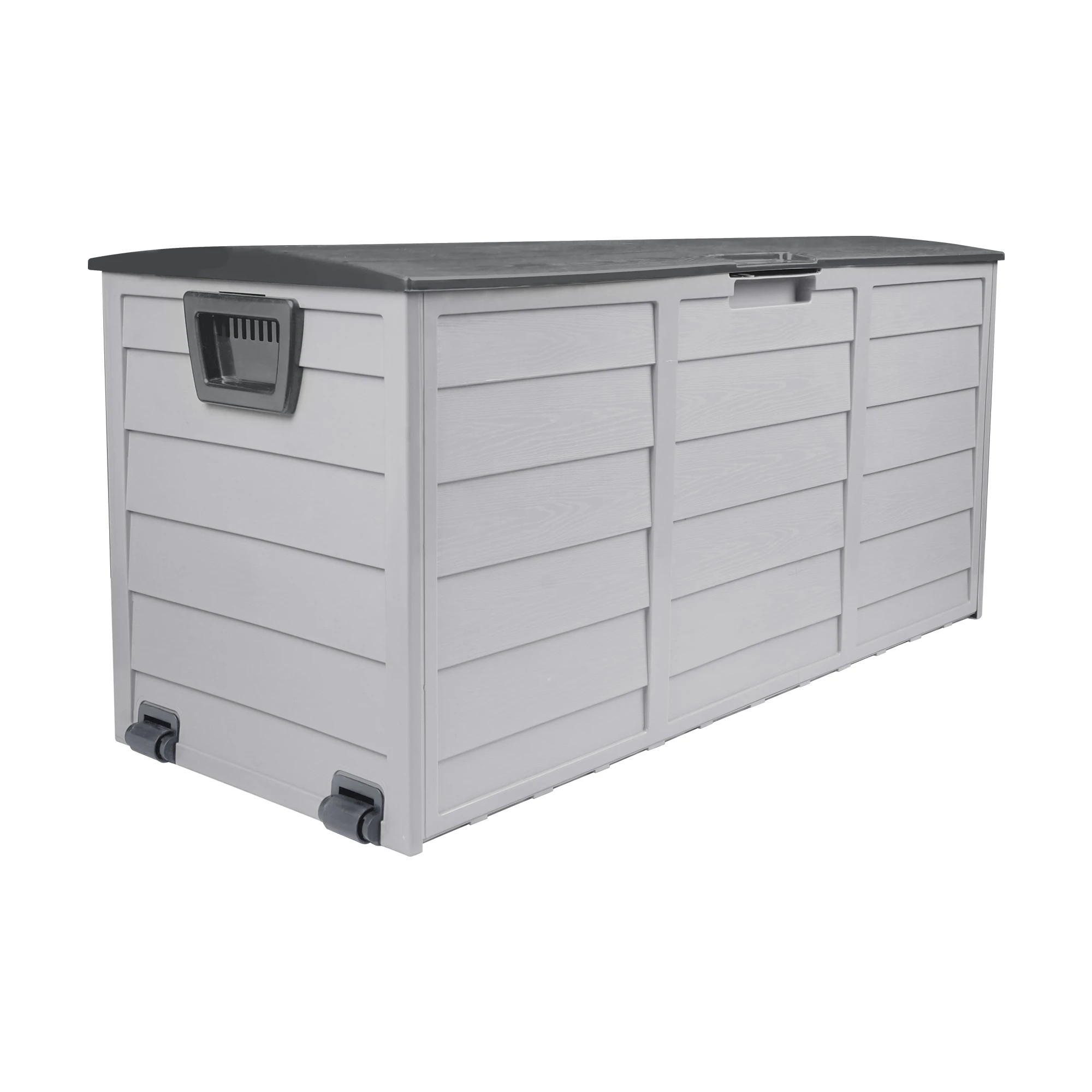 5 Livsip 290L Outdoor Storage Box Container Garden Chest Deck Tool Toy Lockable - Grey, 5 of 9