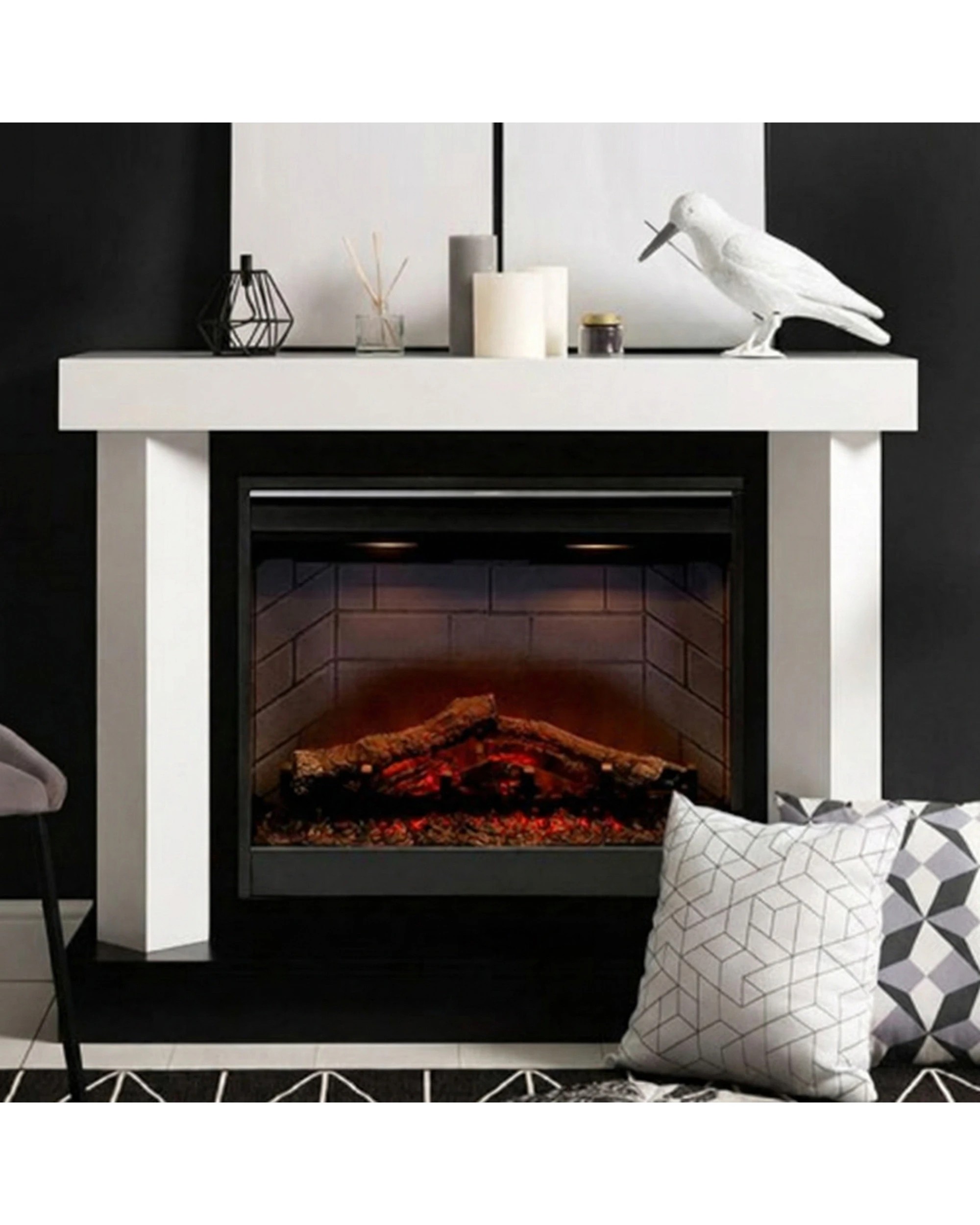 5 Dimplex Optiflame Electric Firebox Heater in 26-inches - Black, 5 of 6