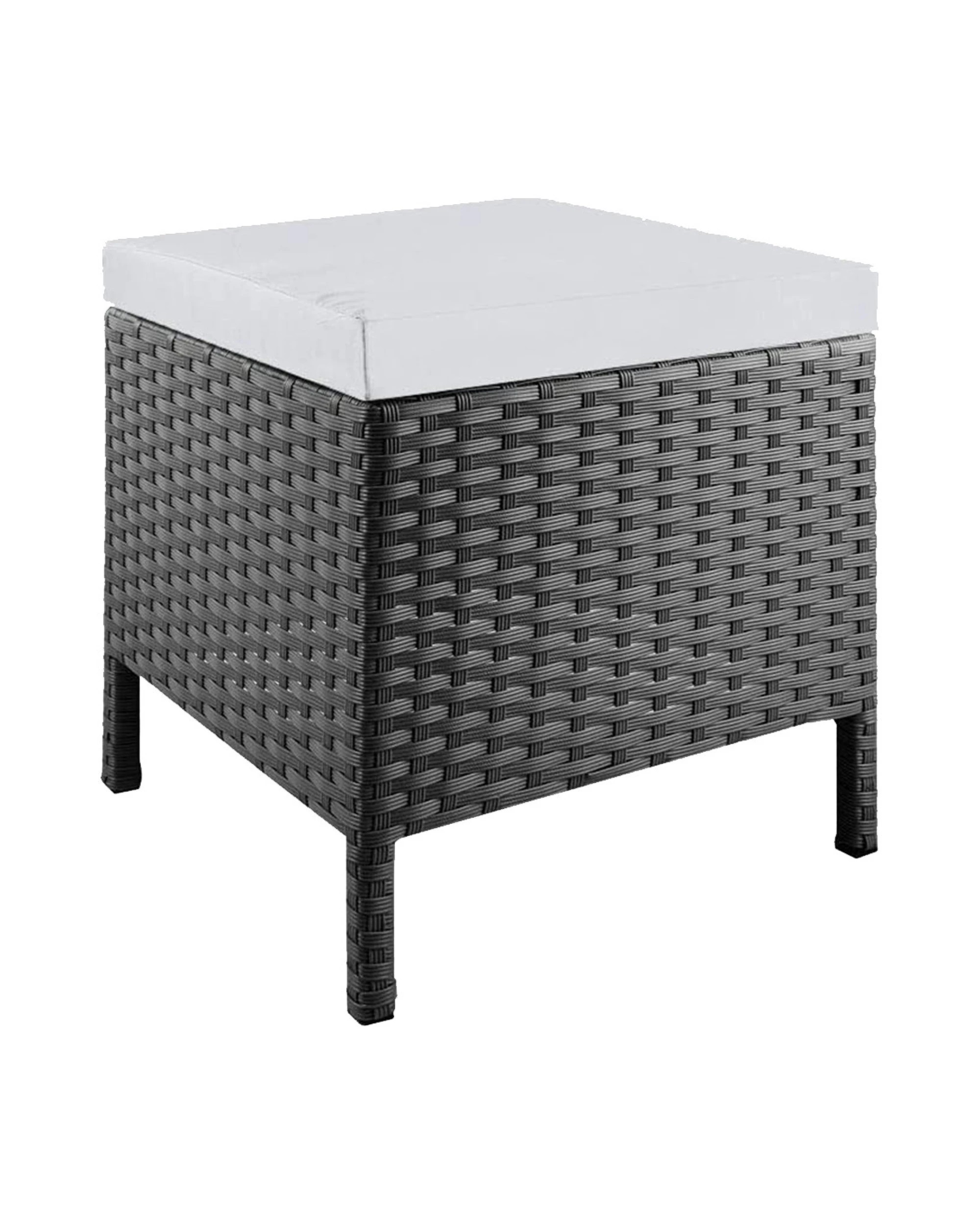 4 9 Piece Pe Rattan Garden Patio Outdoor Dining Set Black, 4 of 10