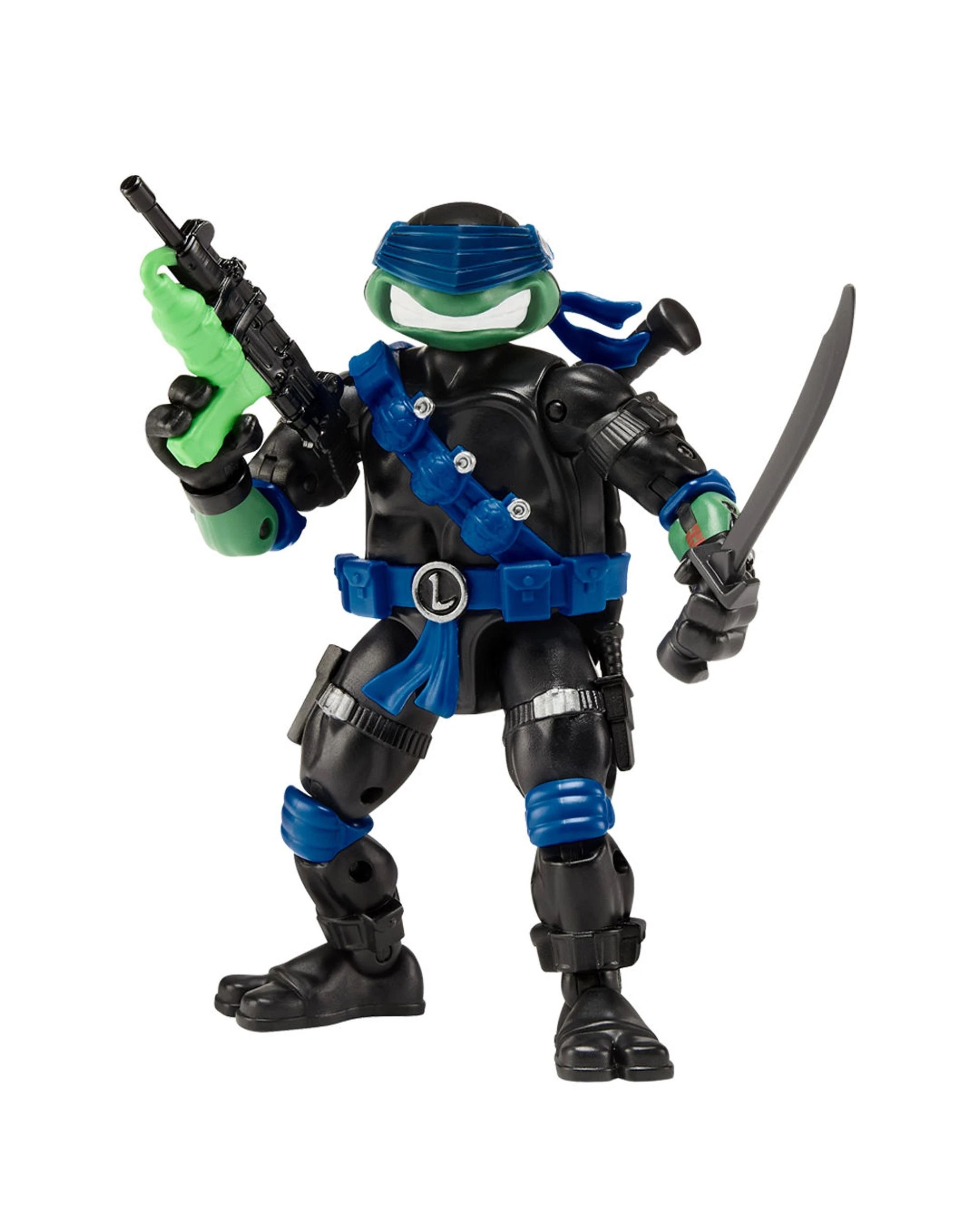 2 Teenage Mutant Ninja Turtles x G.I. Joe Snake Eyes x Leo Action Figure, 2 of 3