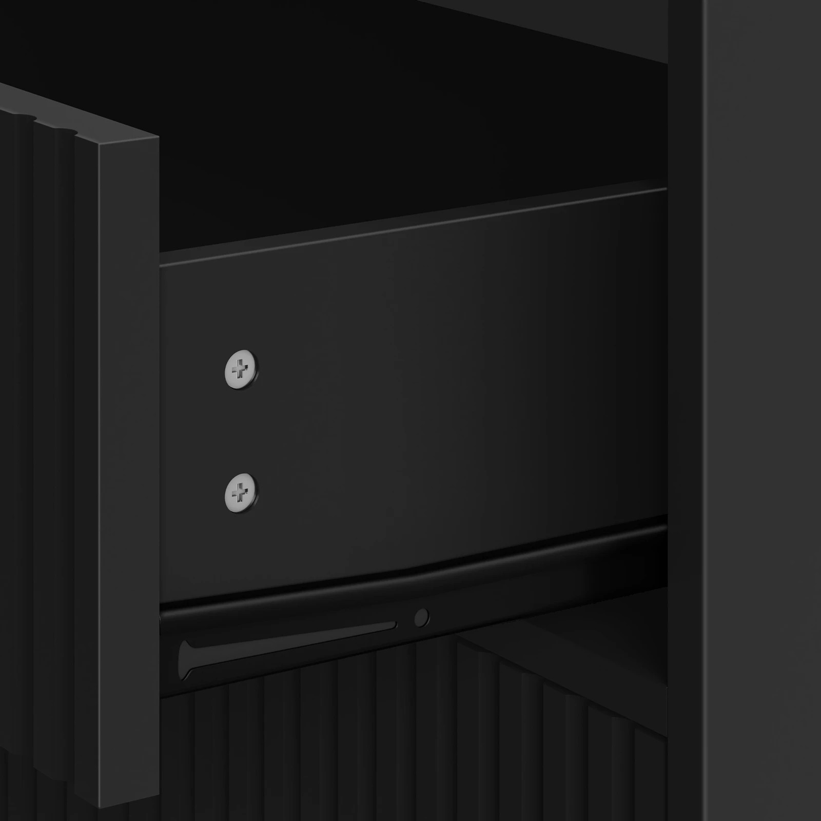 9 Alfordson 4 Chest of Drawers Modern Storage Cabinet Dresser Tallboy - Black, 9 of 10