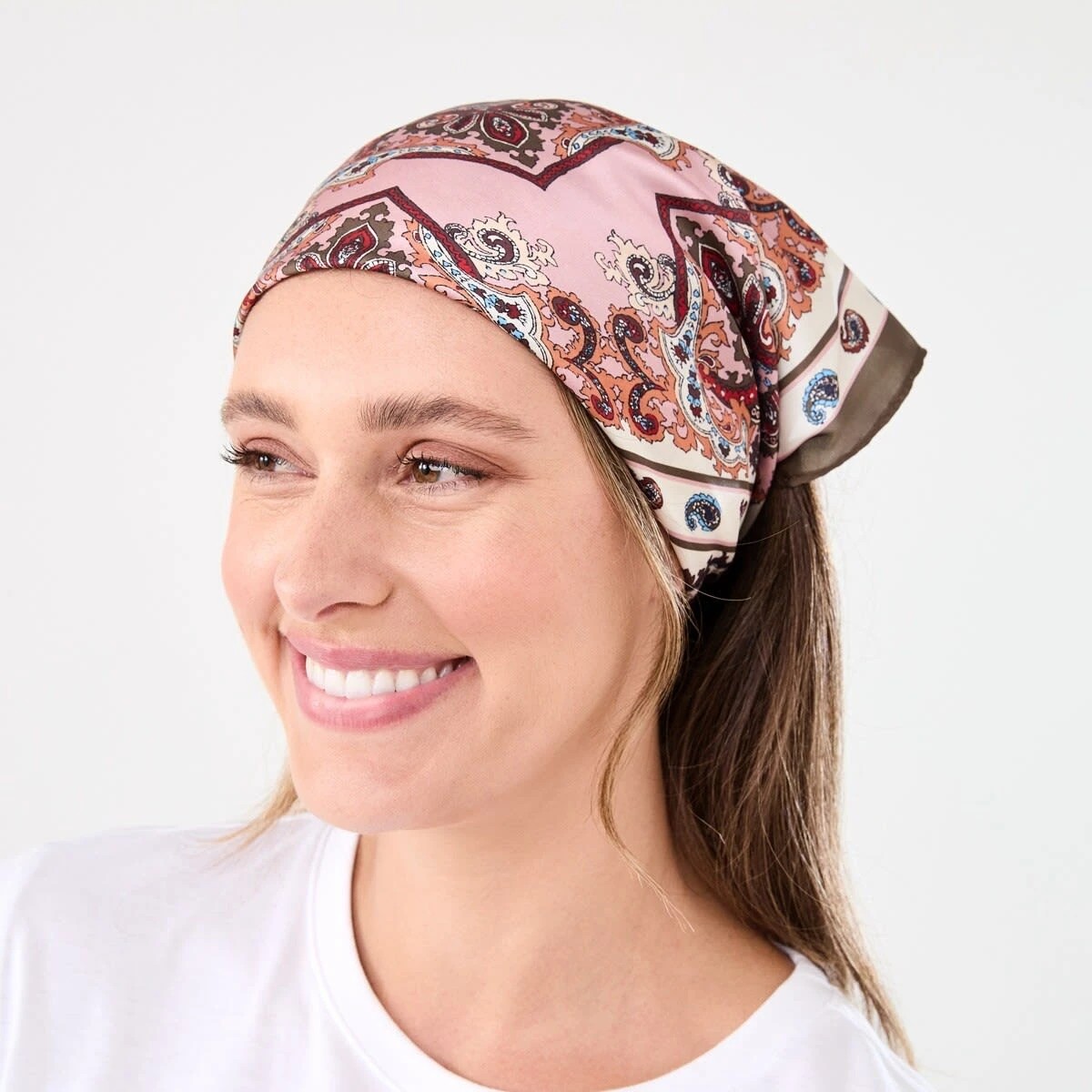 3 Paisley Tile Hair Scarf, 3 of 8