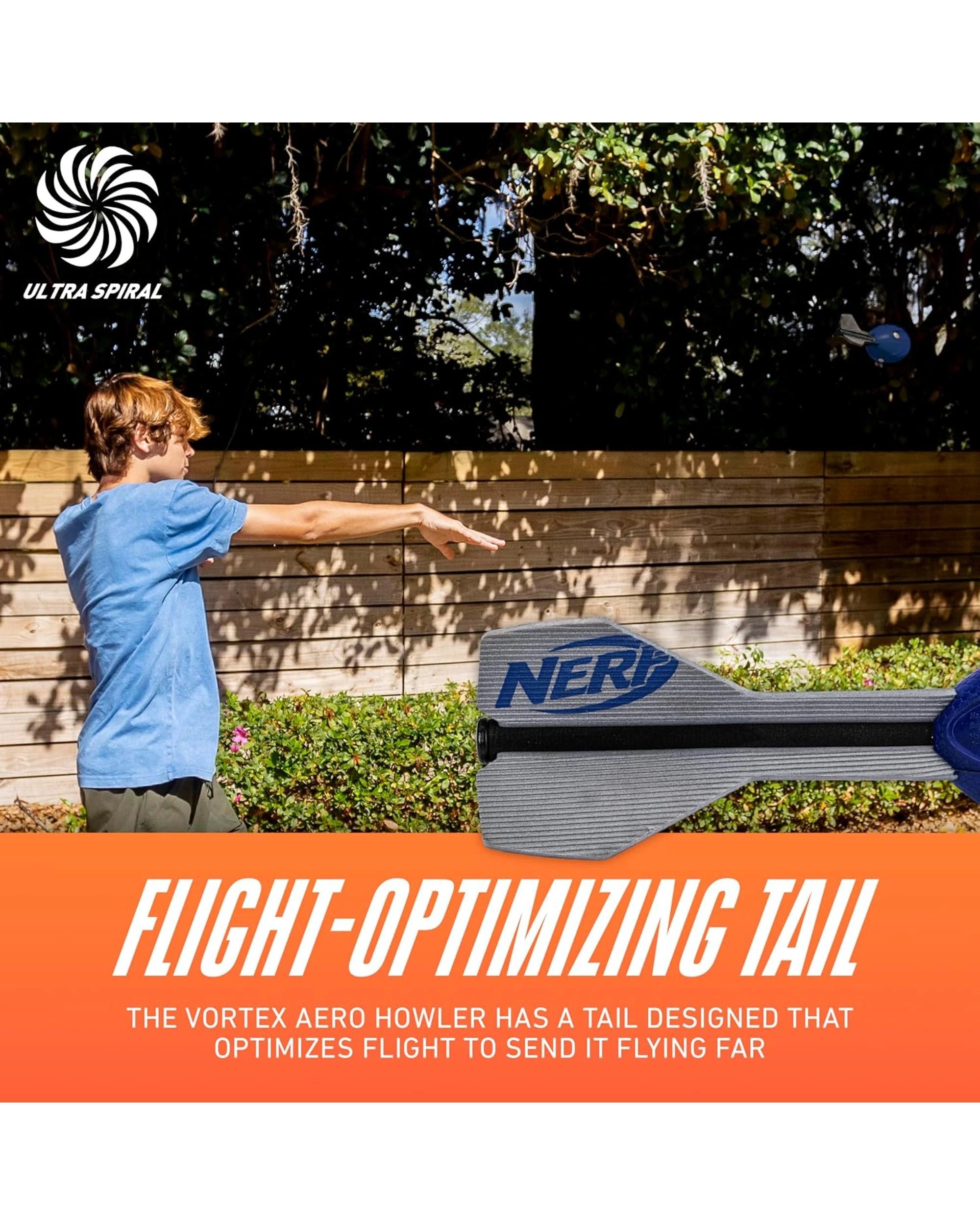 5 Nerf Vortex Aero Howler - Blue, 5 of 6