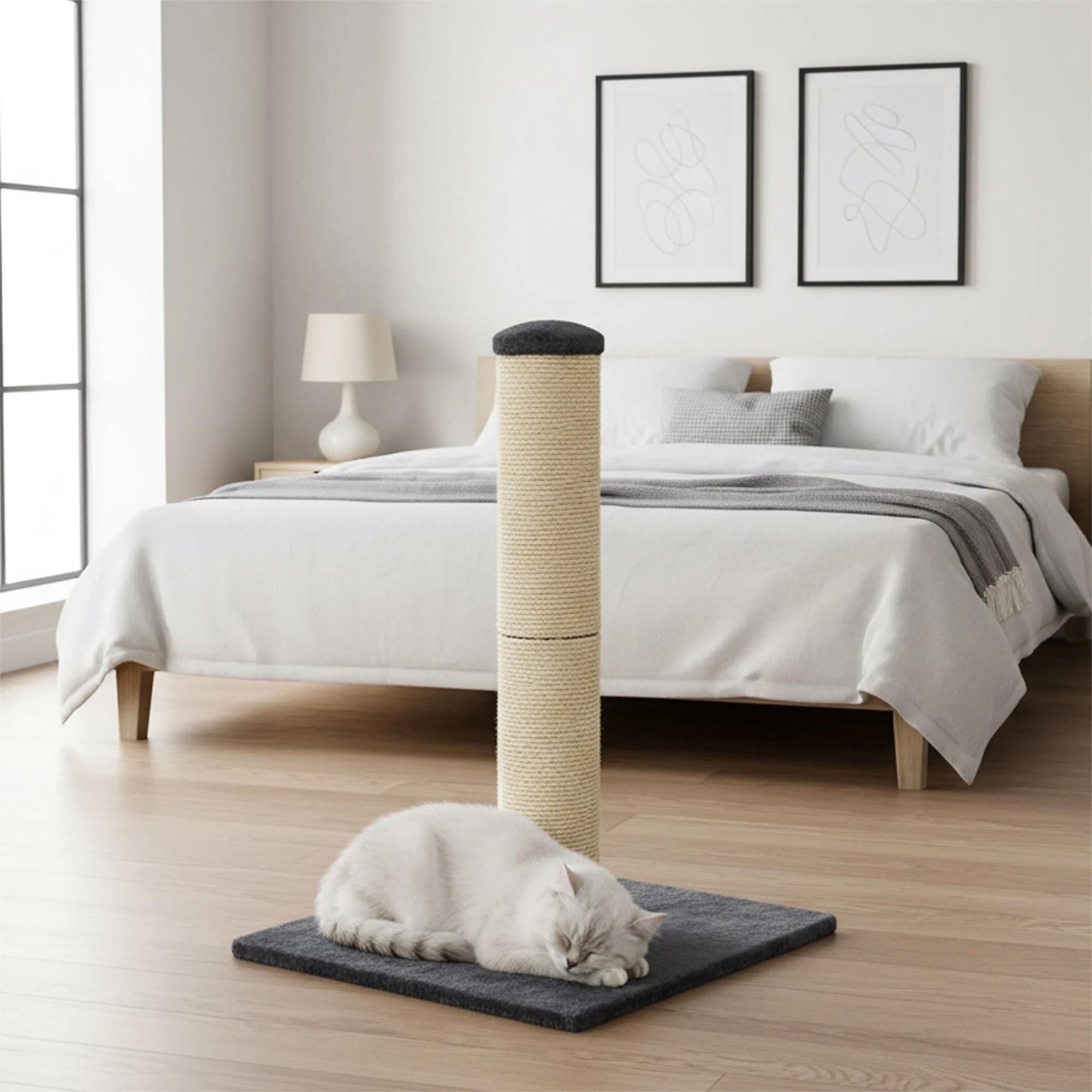 8 Pawz Cat Scratching Post  75cm - Grey, 8 of 9