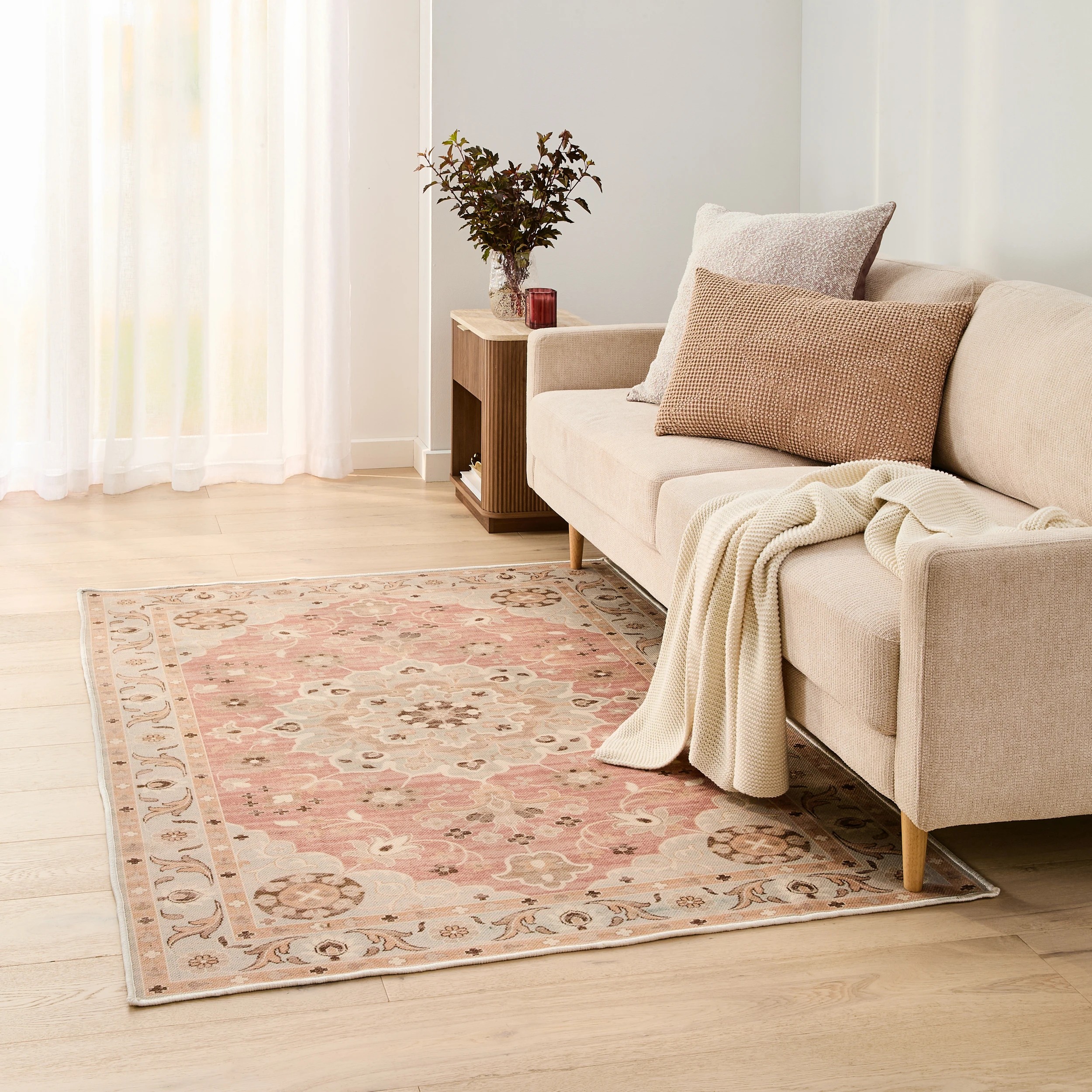 1 Iris Washable Rug - Medium - 180cm x 133cm, 1 of 6