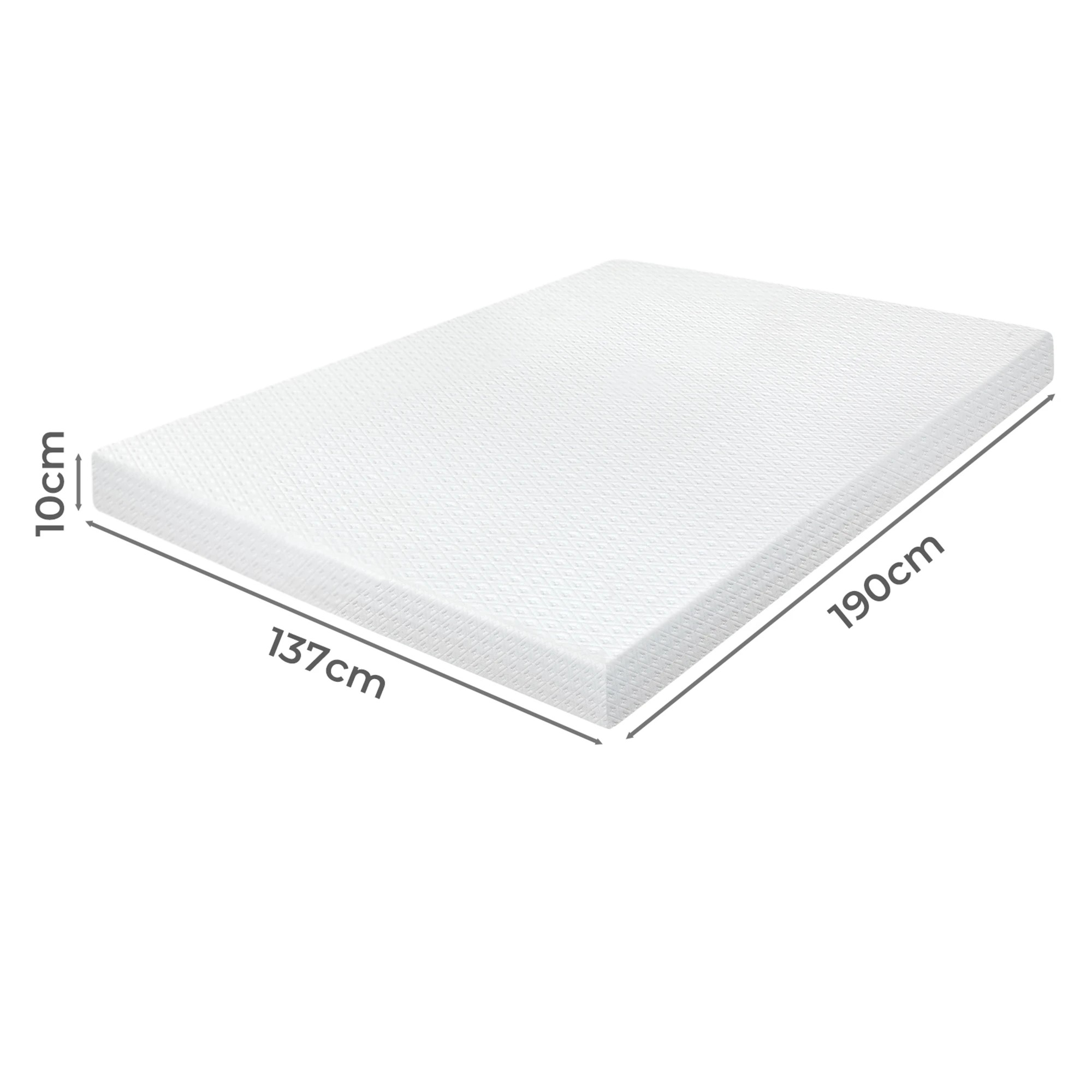 3 Dreamz 4 Inch Memory Foam Mattress Gel - King Bed, 3 of 9