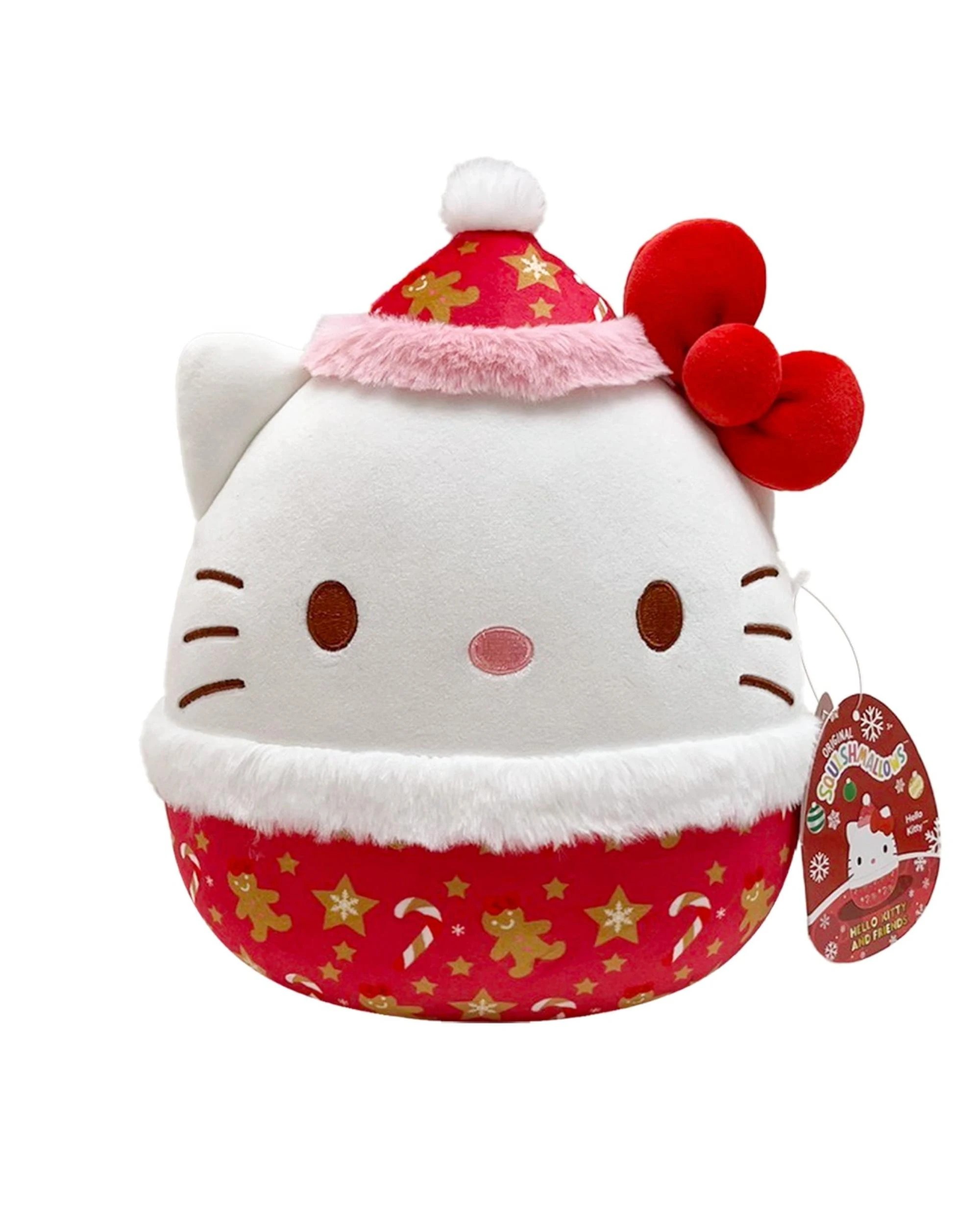 1 Squishmallows Hello Kitty and Friends Christmas Treats Hello Kitty 8 inch Plush, 1 of 4