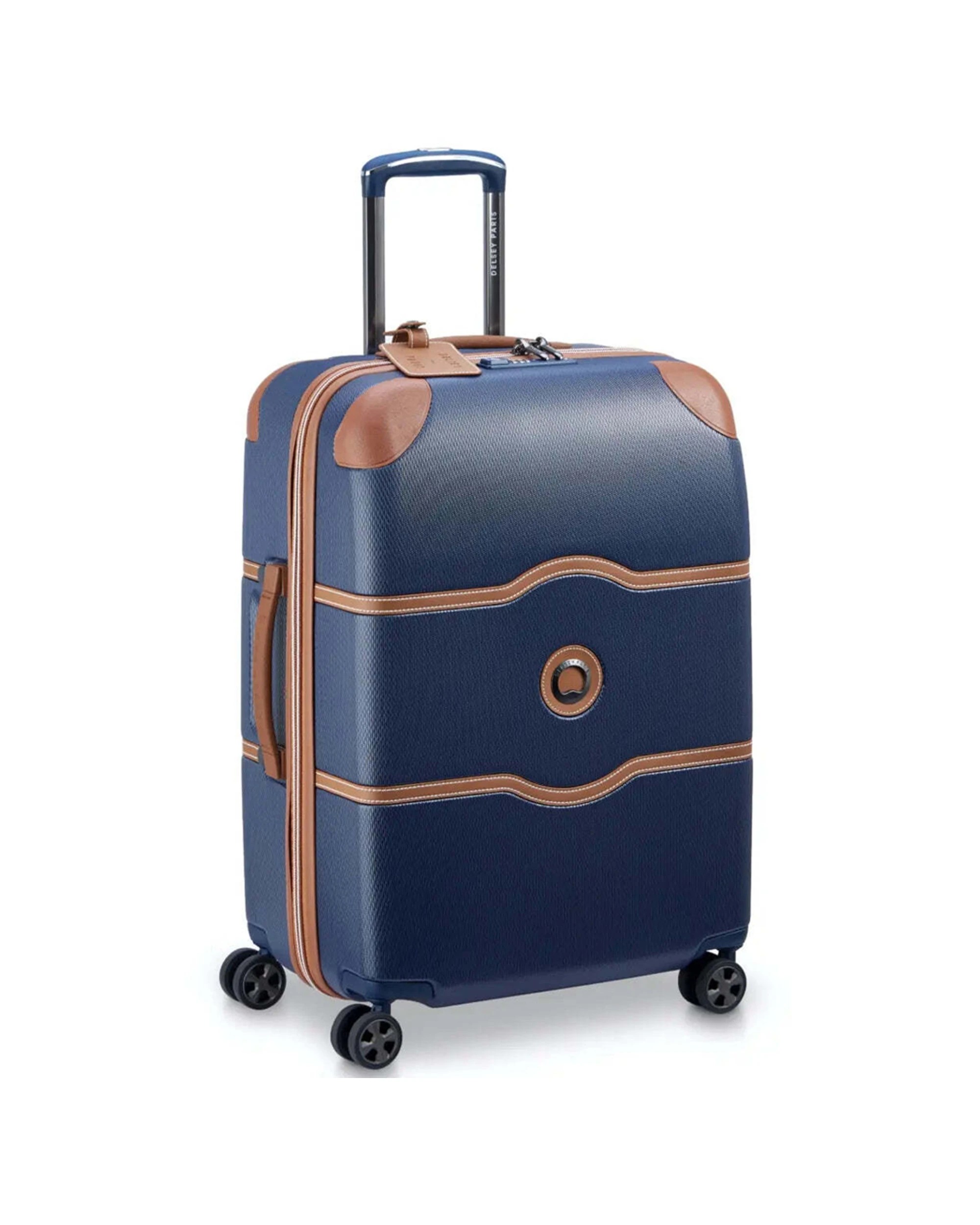 3 Delsey Chatelet Air 2.0 66 cm 4-Wheel Suitcase TSA Lock Patented Zip Secure Navy - Blue, 3 of 7