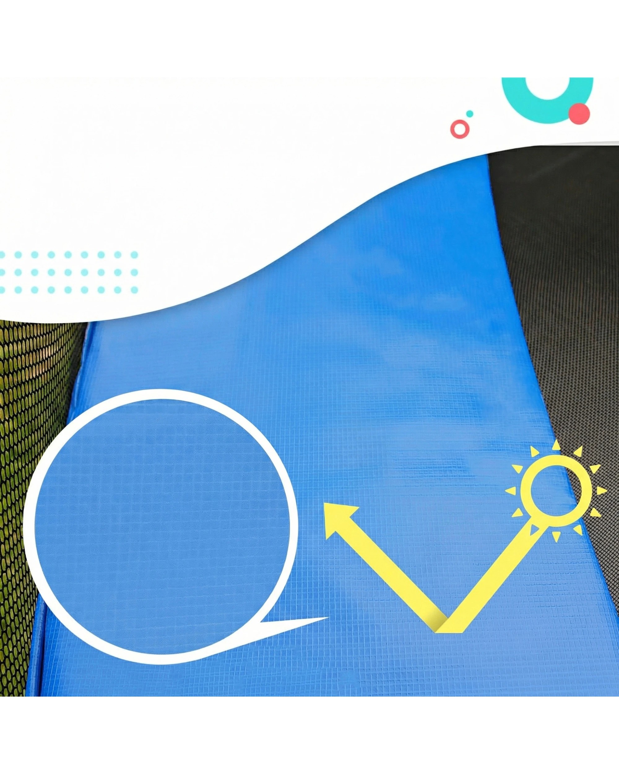 3 Kahuna Blizzard 14 ft Trampoline with Net, 3 of 7