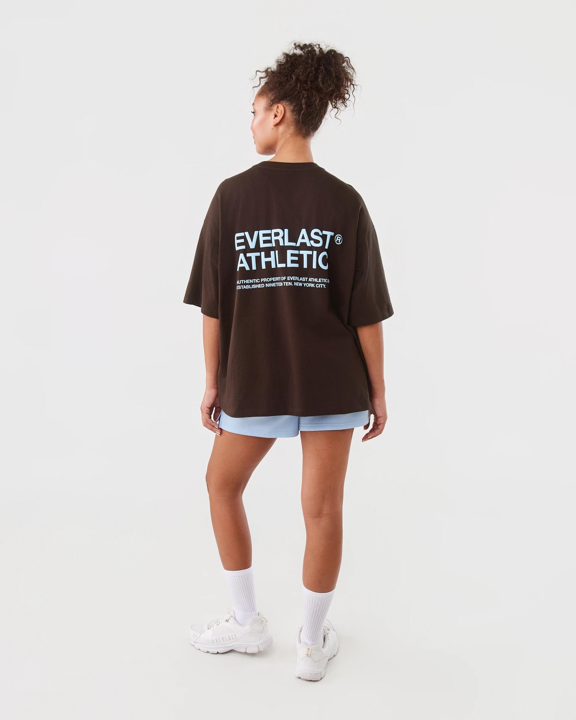 4 Everlast Womens Street Sweat Shorts Blue Chalk, 4 of 8