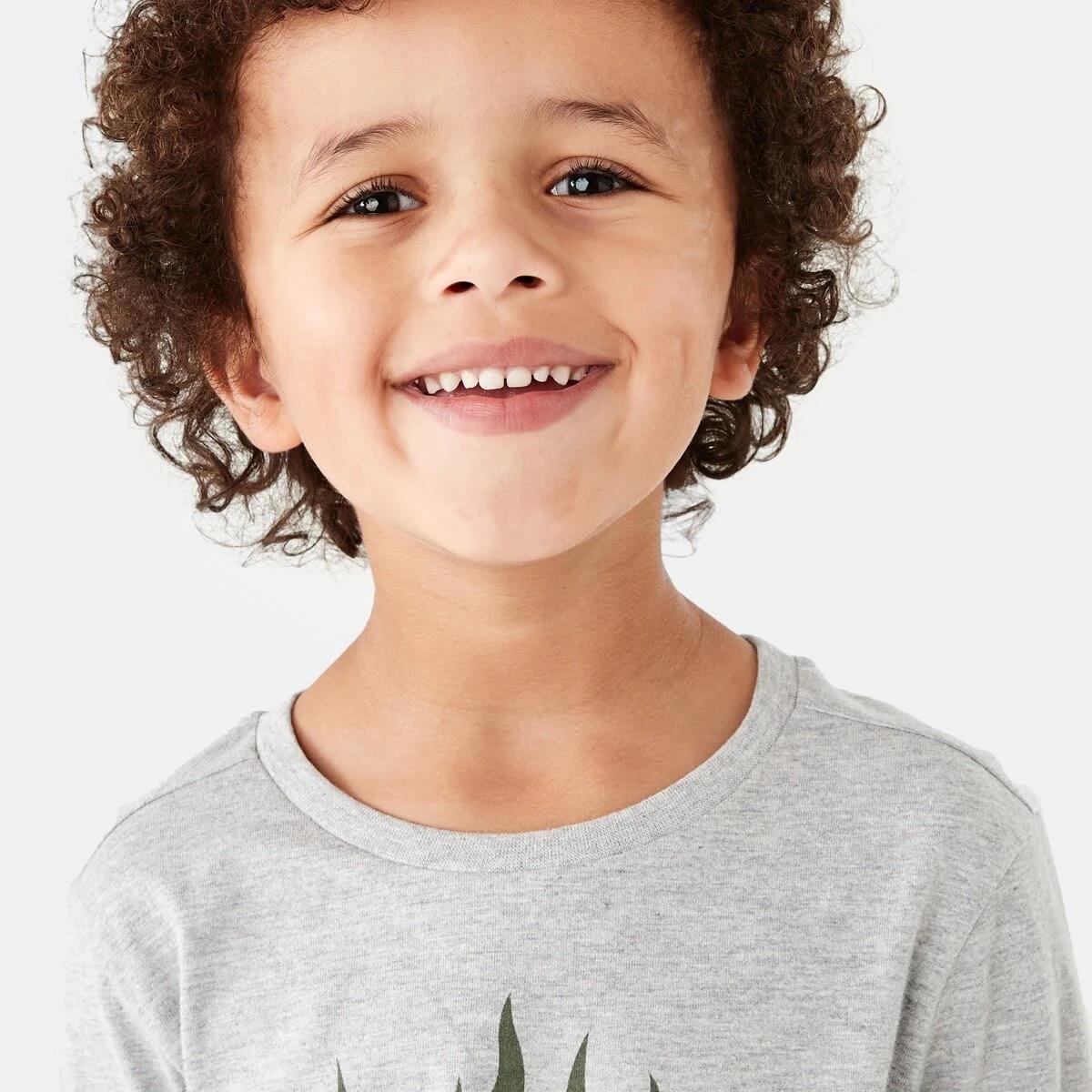 3 Long Sleeve Print T-shirt Gry Monste, 3 of 8